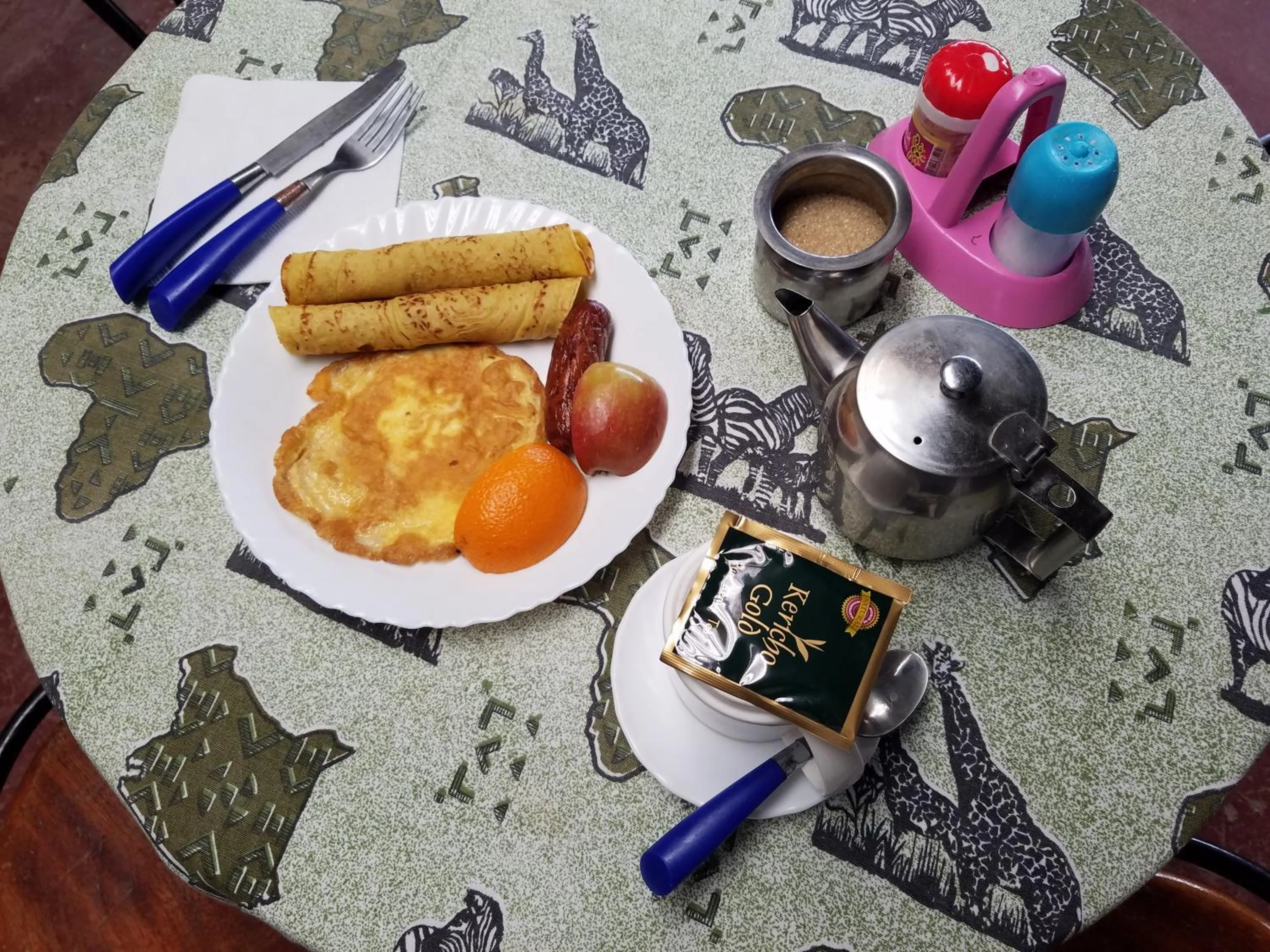 Breakfast in Triple Eden Resort - Naivasha