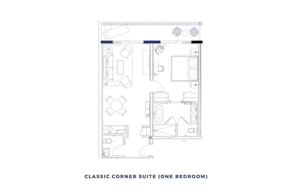 Floor plan in Mr. C Miami - Coconut Grove