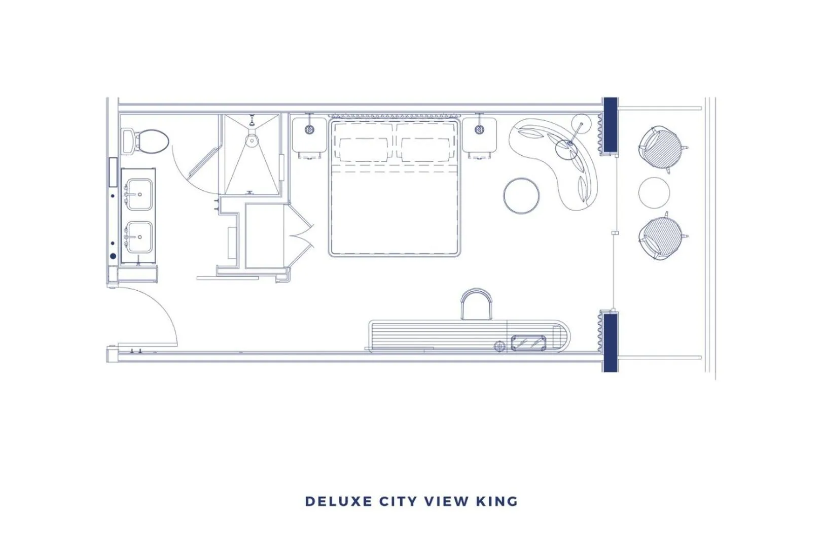 Floor plan in Mr. C Miami - Coconut Grove