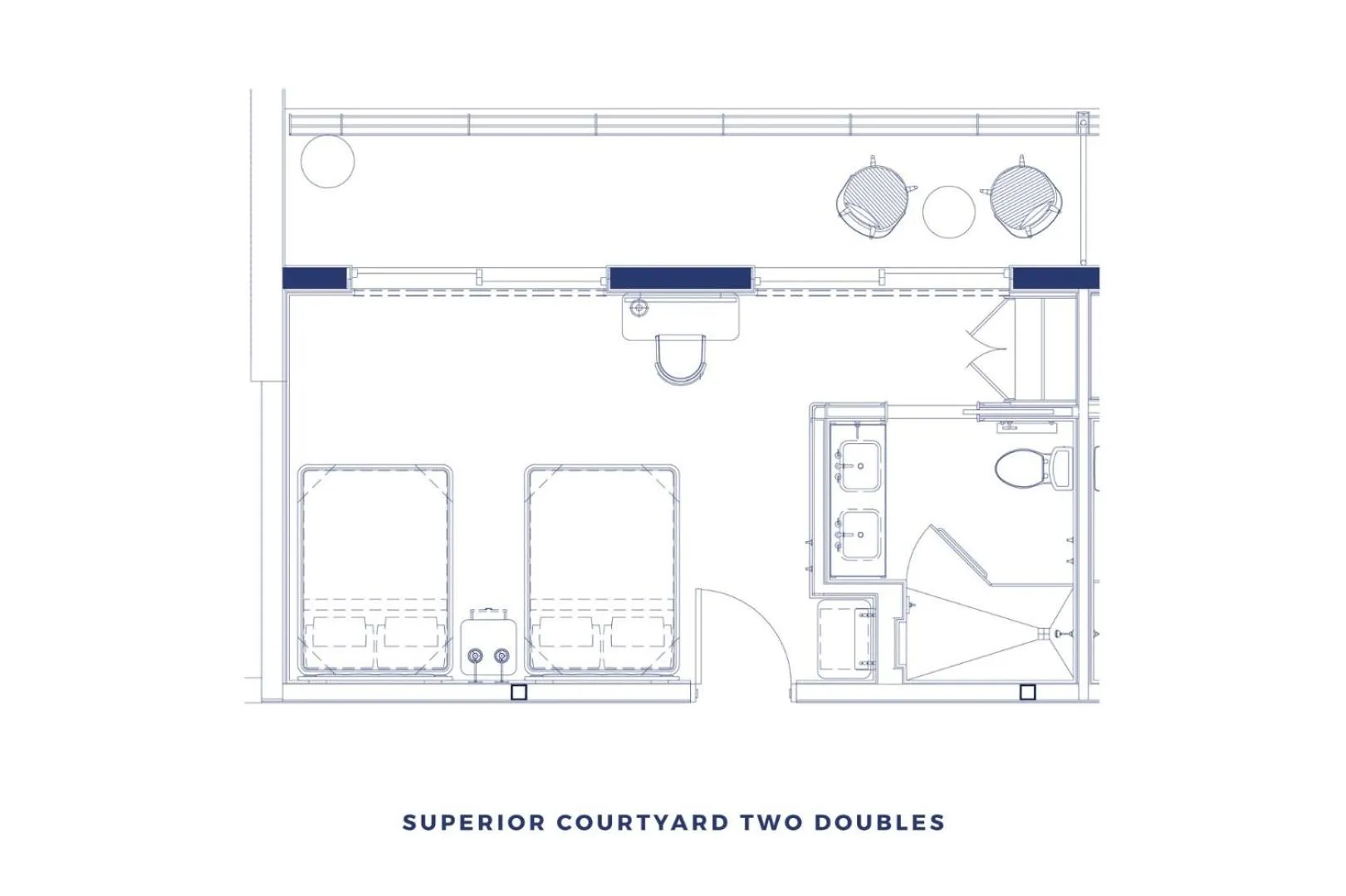 Floor plan in Mr. C Miami - Coconut Grove