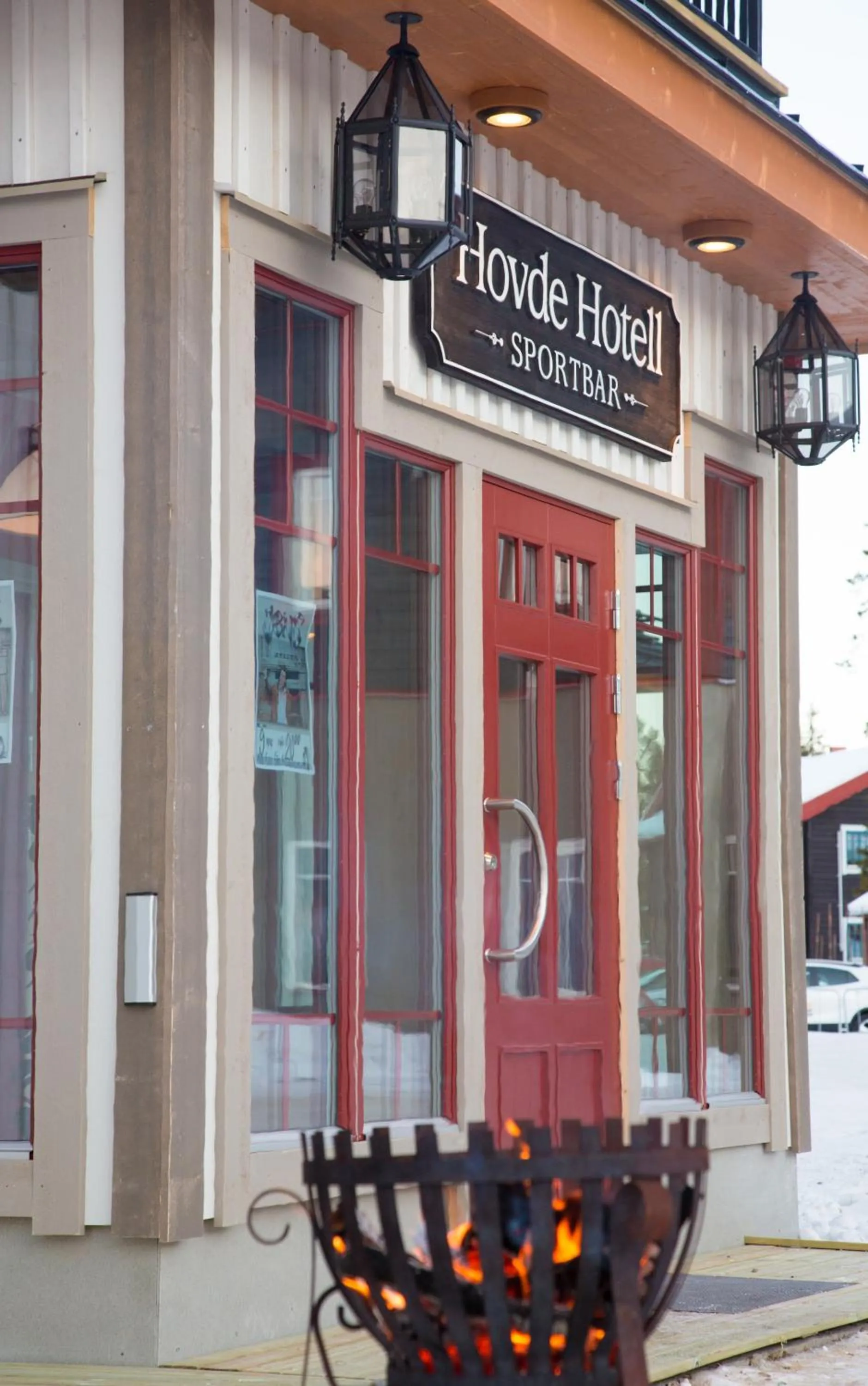 Facade/entrance in Hovde Hotell