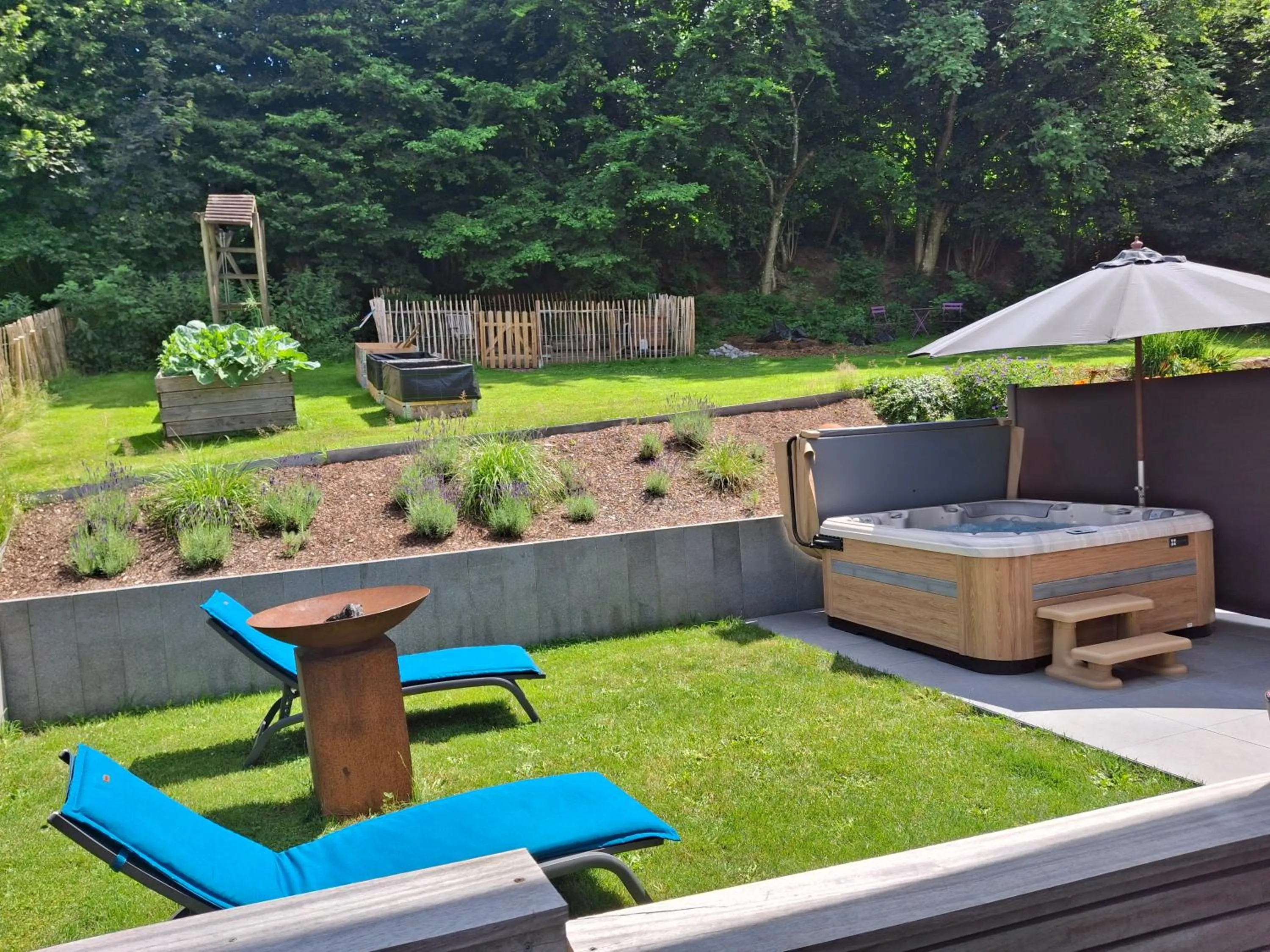 Patio in B&B Caprice d'Epices