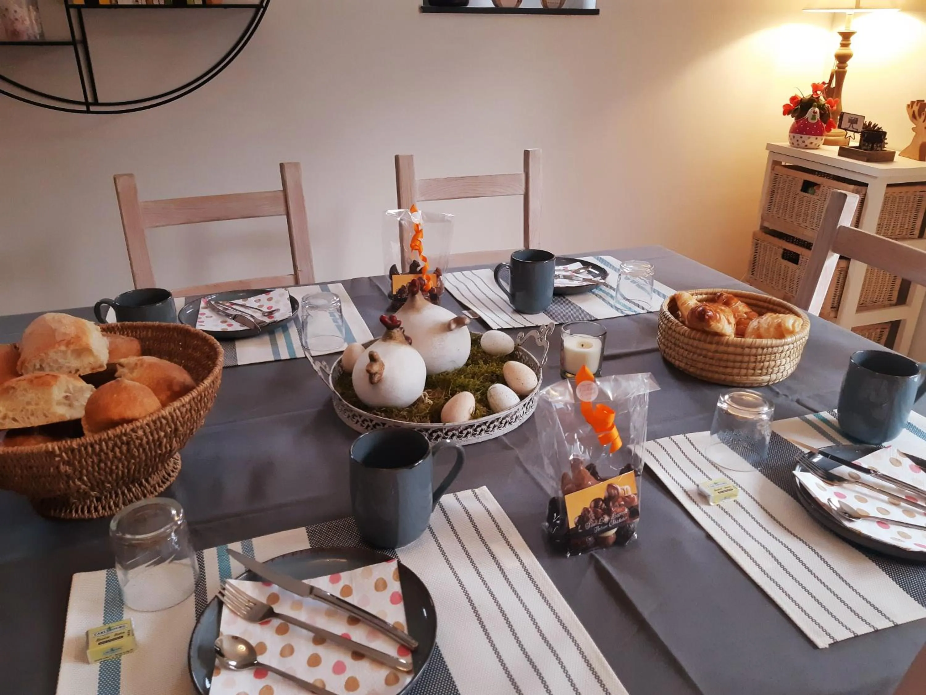 Food and drinks in B&B Caprice d'Epices