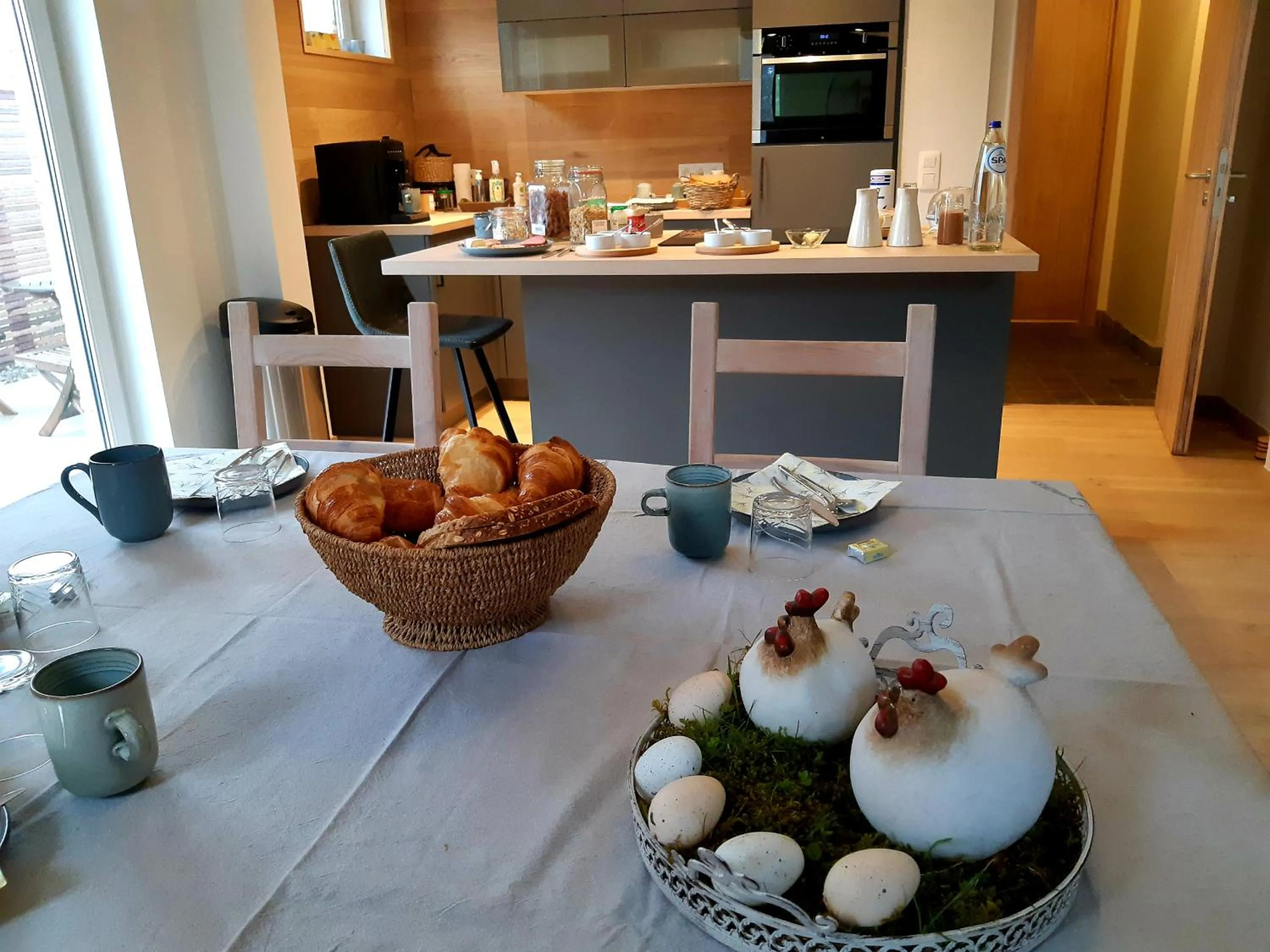 Food and drinks in B&B Caprice d'Epices