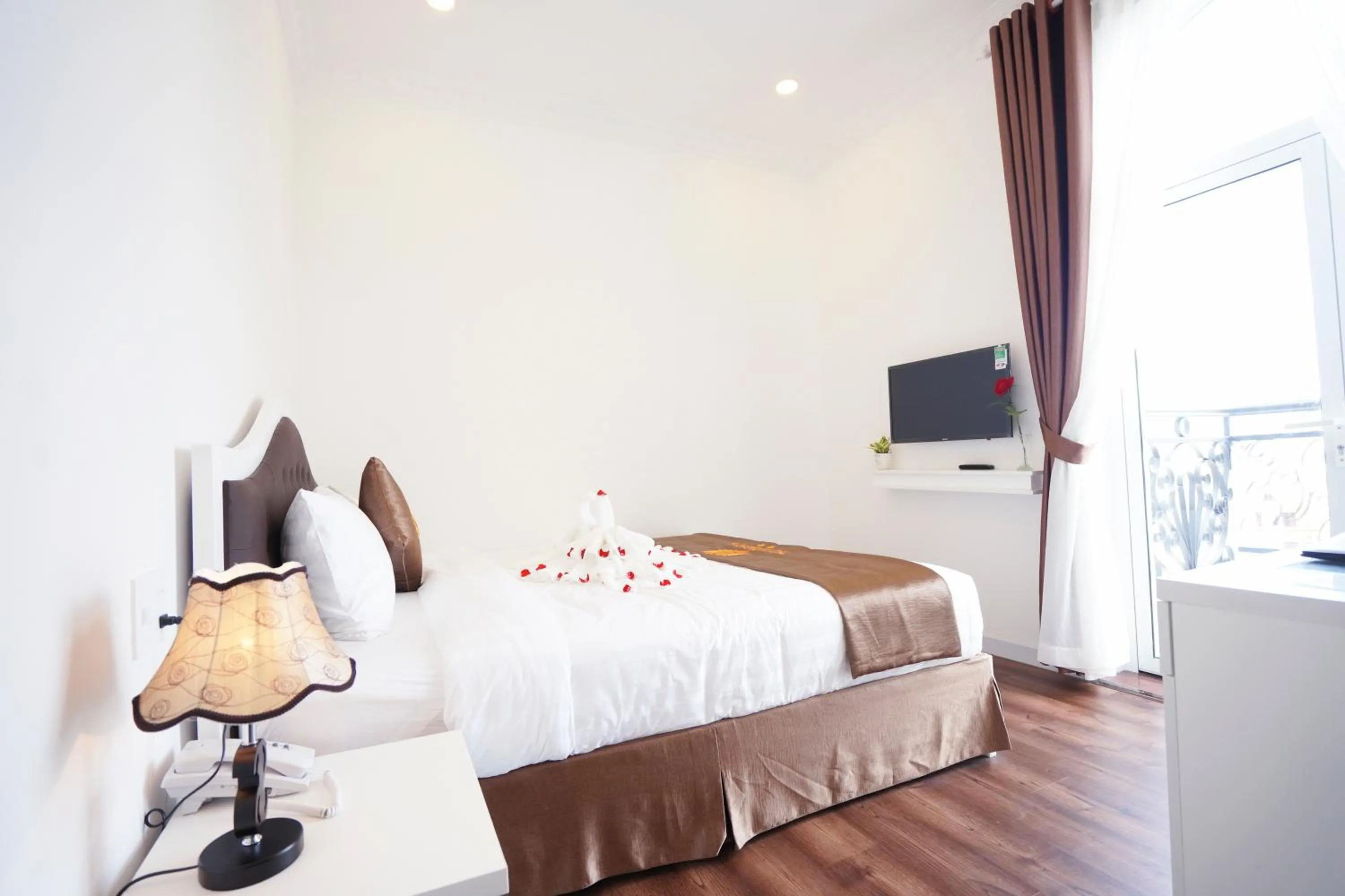 Bed in Thuy Duong Hotel