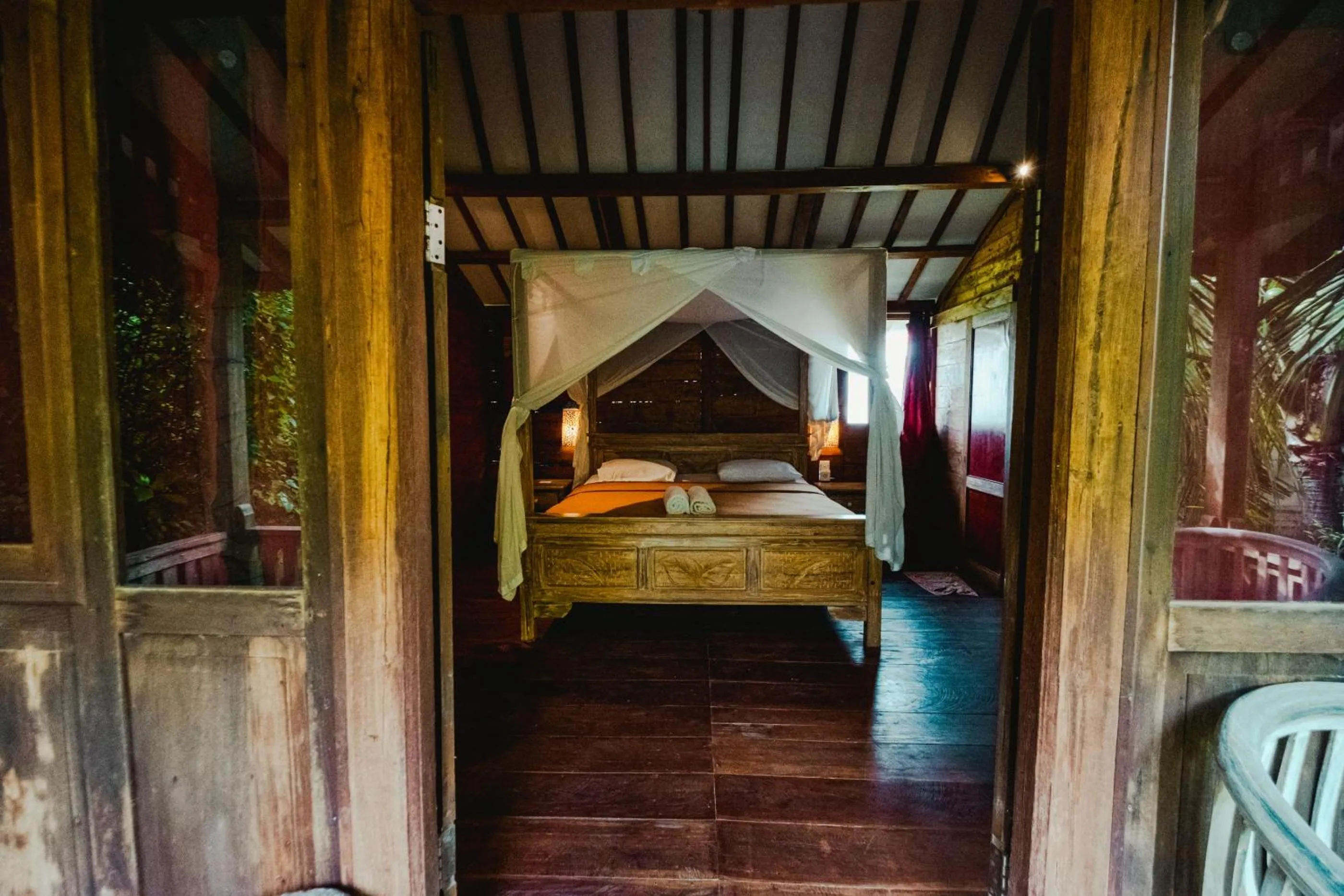 Bed in Cening Bagus Bungalow
