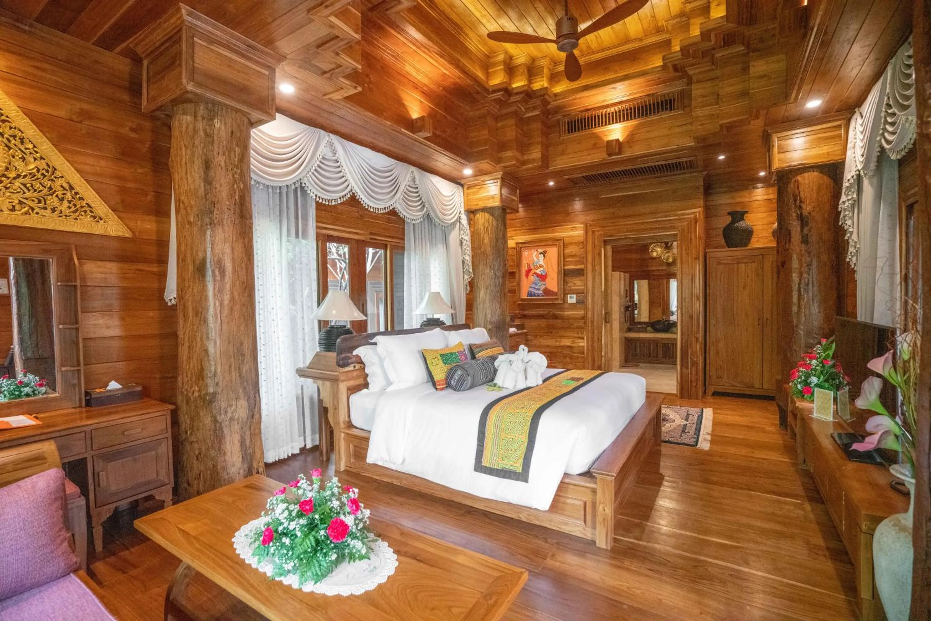 Bedroom, Bed in WandaVista Resort Khum Wang Nuea Chiang Mai清迈万达文华酒店北国之宫