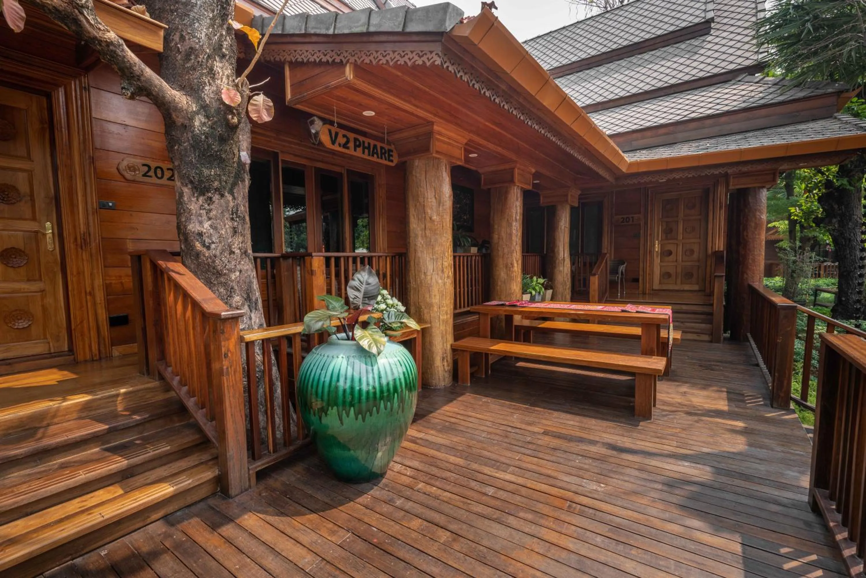 Balcony/Terrace in WandaVista Resort Khum Wang Nuea Chiang Mai清迈万达文华酒店北国之宫