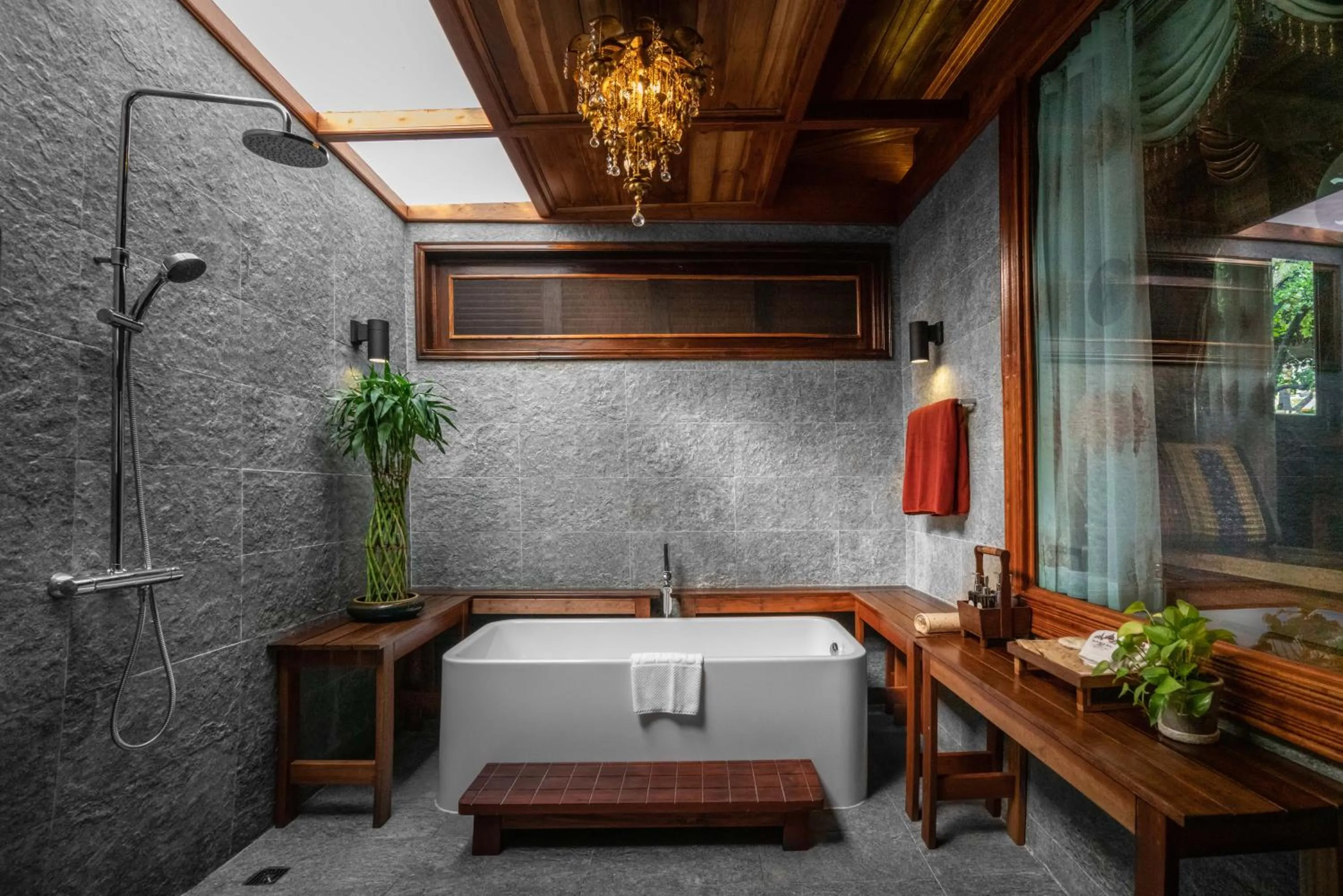 Bathroom in WandaVista Resort Khum Wang Nuea Chiang Mai清迈万达文华酒店北国之宫