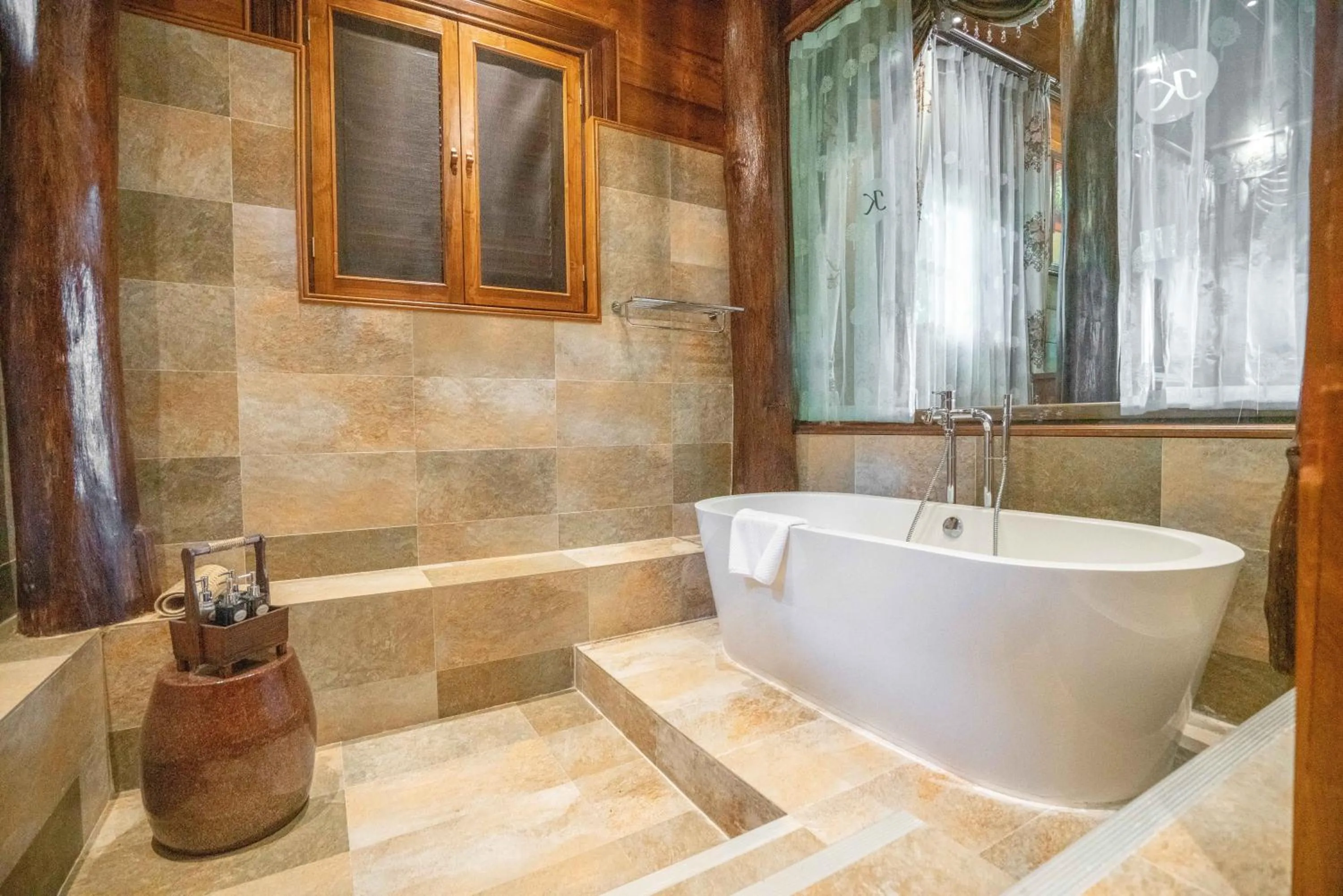 Bath in WandaVista Resort Khum Wang Nuea Chiang Mai清迈万达文华酒店北国之宫