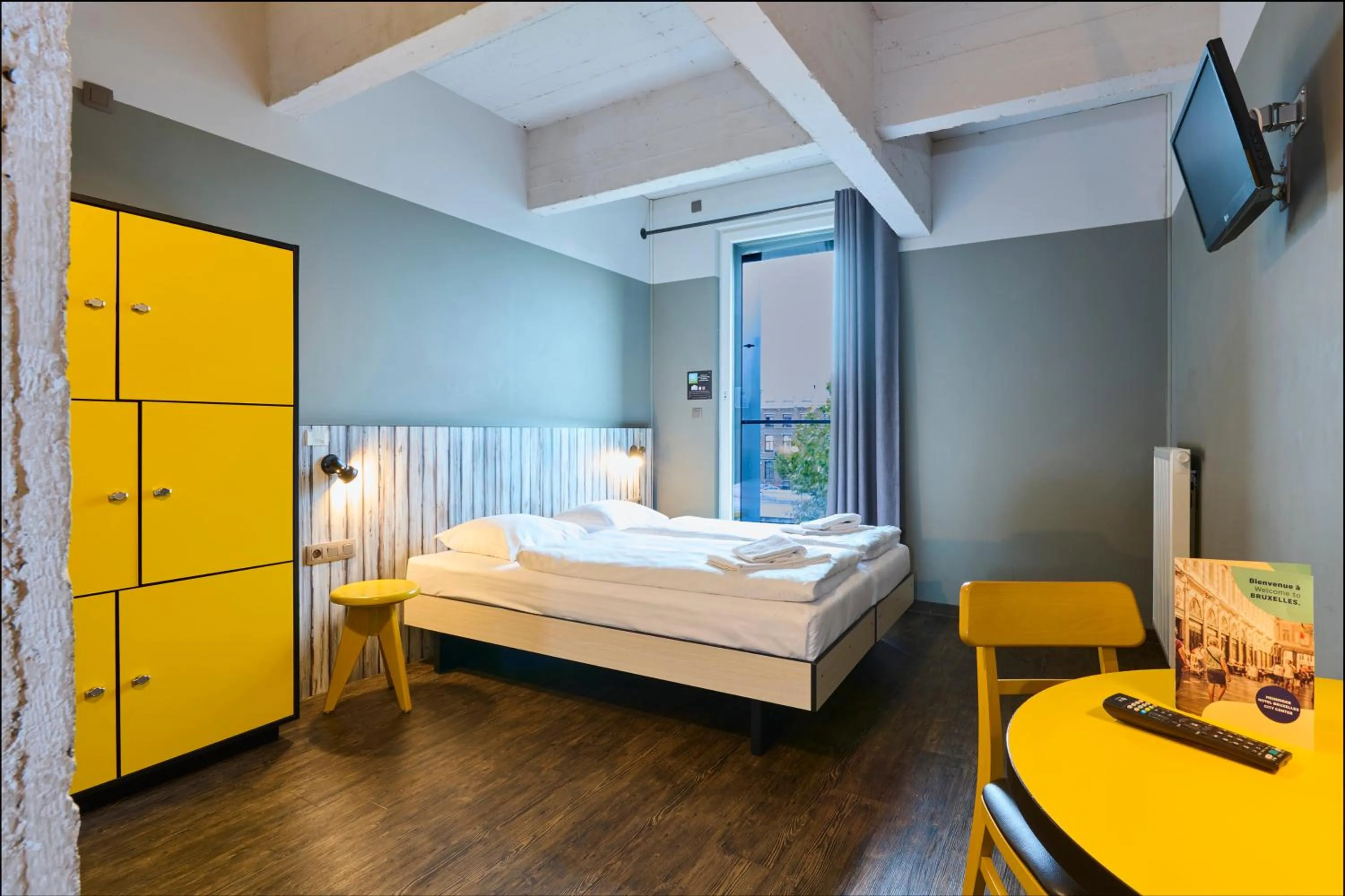 Bedroom, Bed in MEININGER Hotels Bruxelles City Center