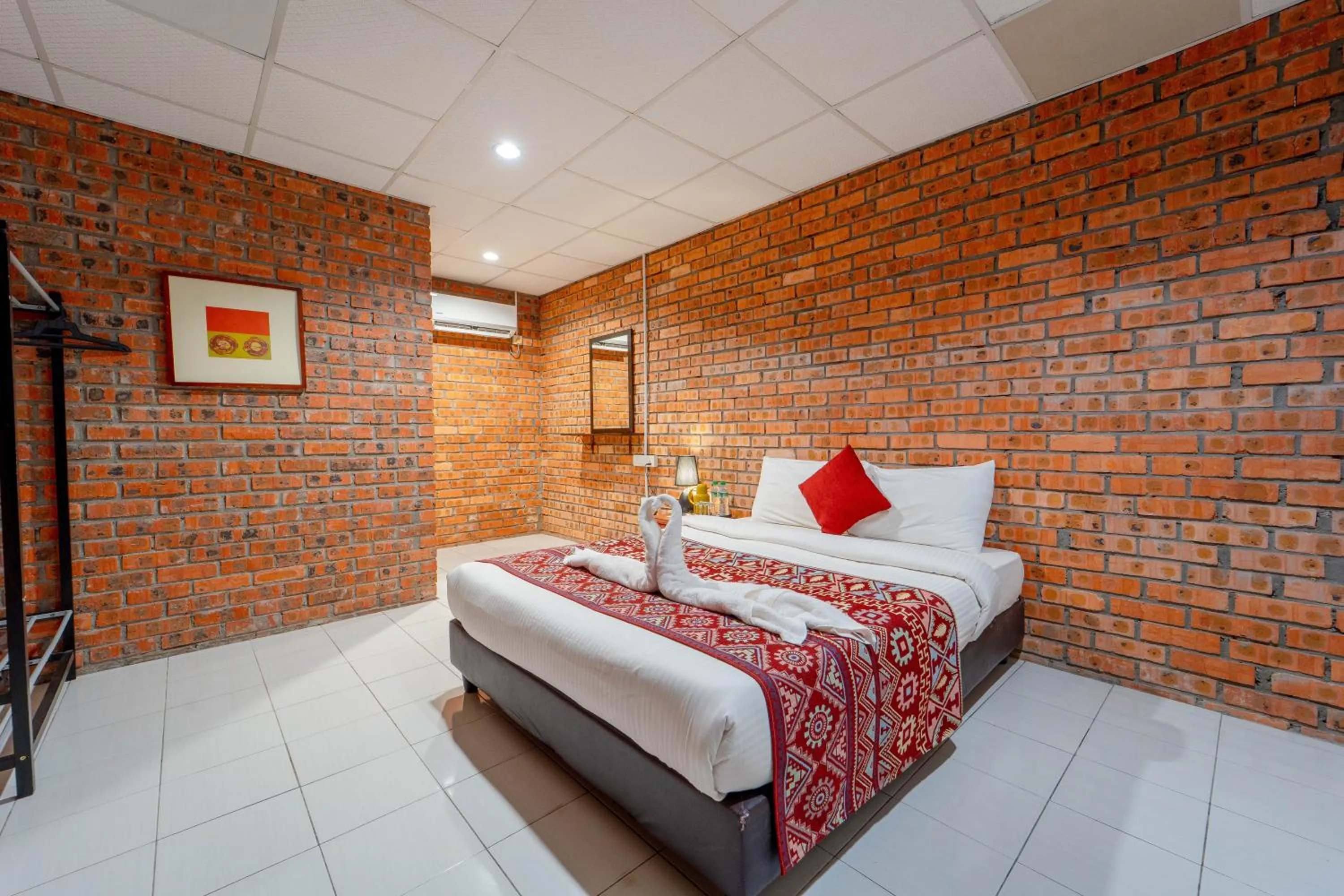 Bed in SANDY GARDEN RESORT LANGKAWI