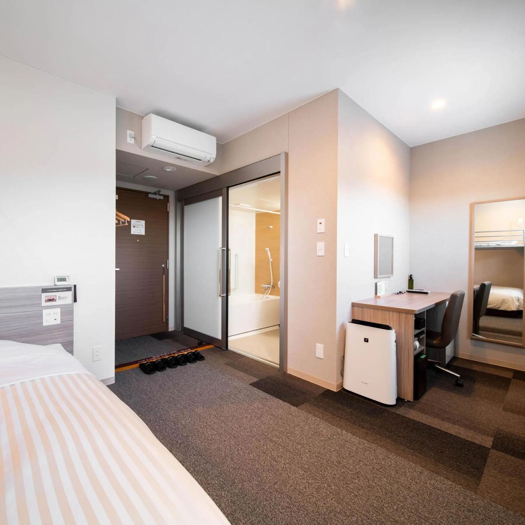 Bed in Super Hotel Nagano Iida Inter