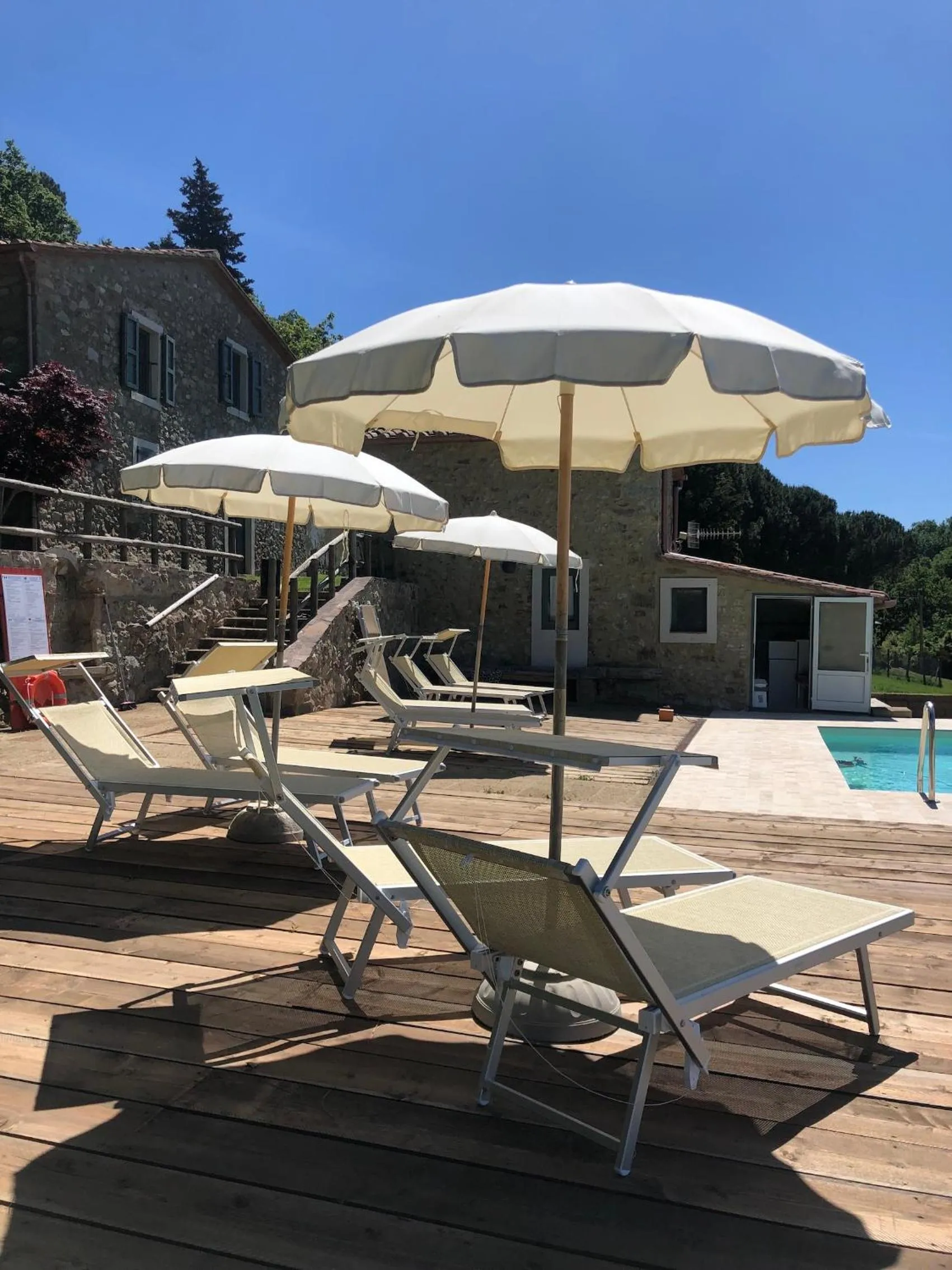 Swimming pool in B&B Podere Camaiano