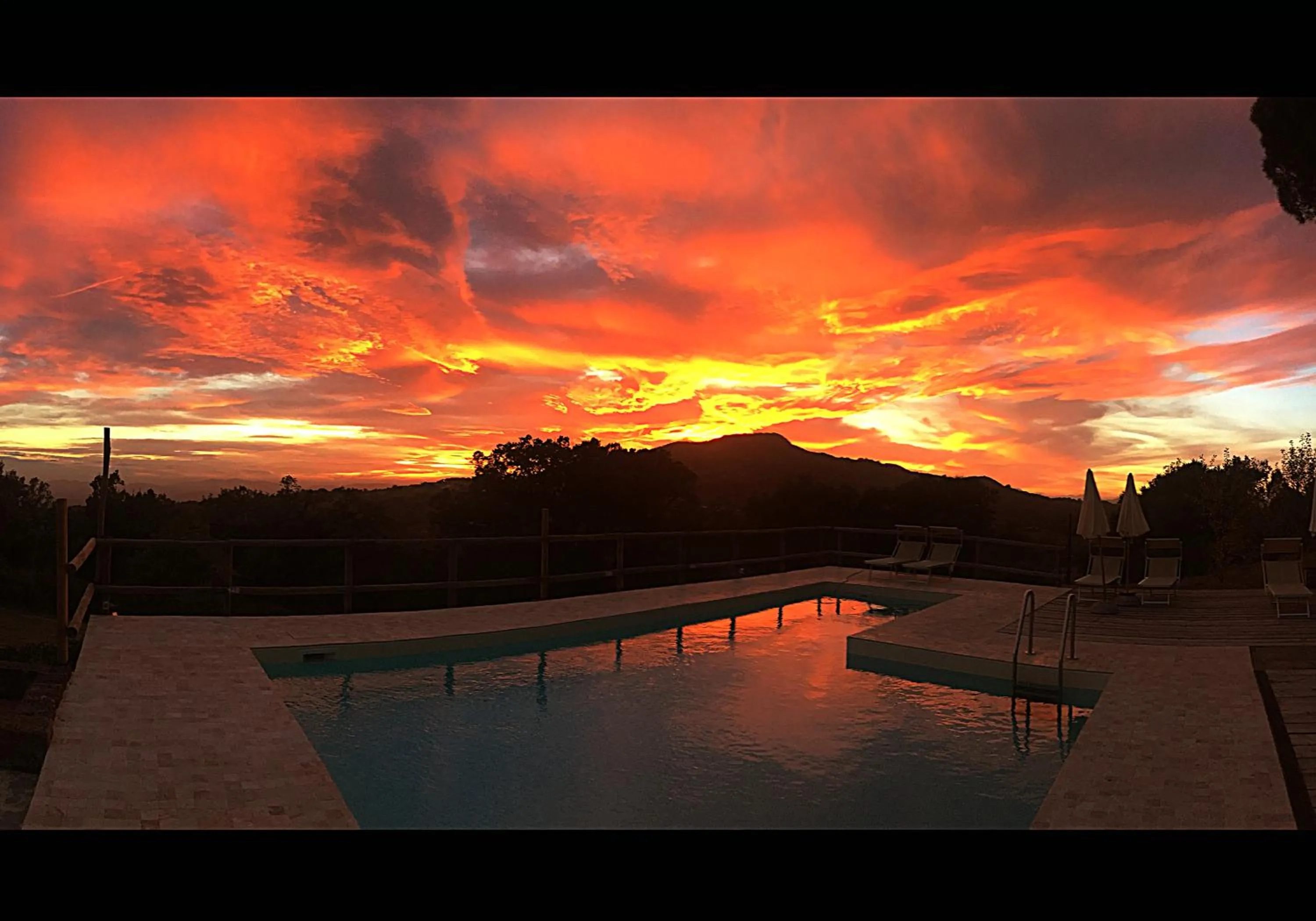 Swimming pool in B&B Podere Camaiano