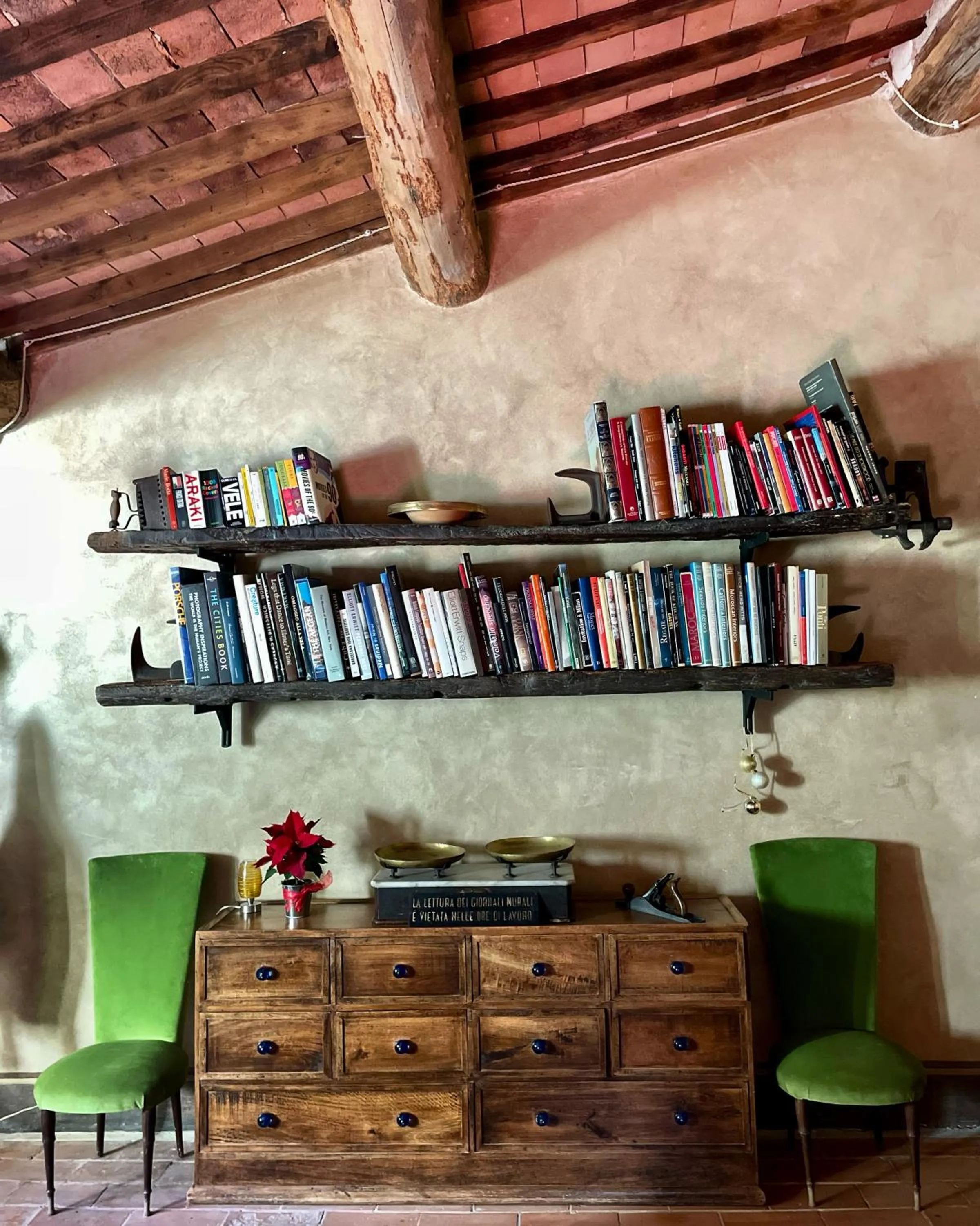Communal lounge/ TV room in B&B Podere Camaiano