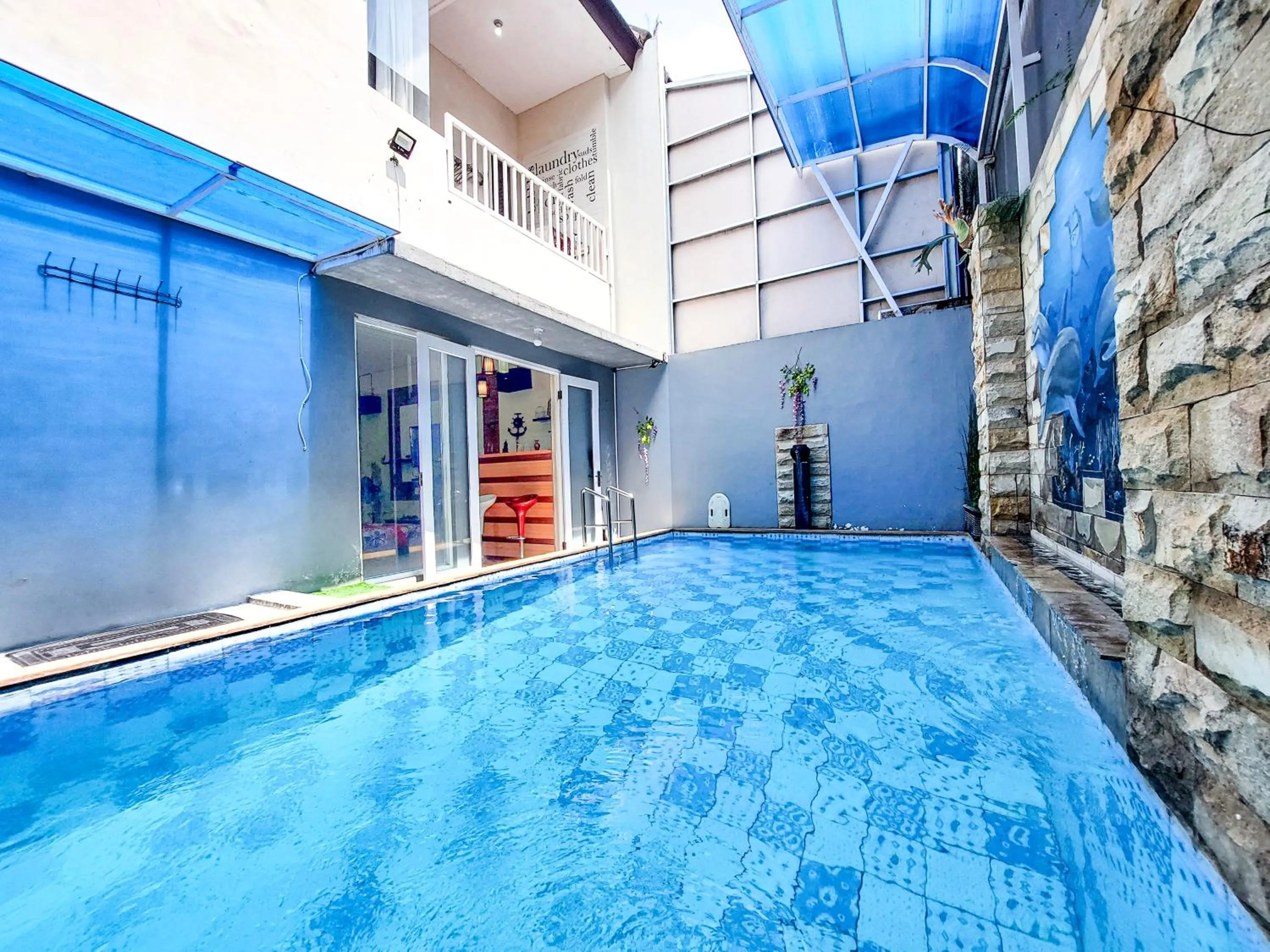 Swimming pool in Rumah Kartika Batu