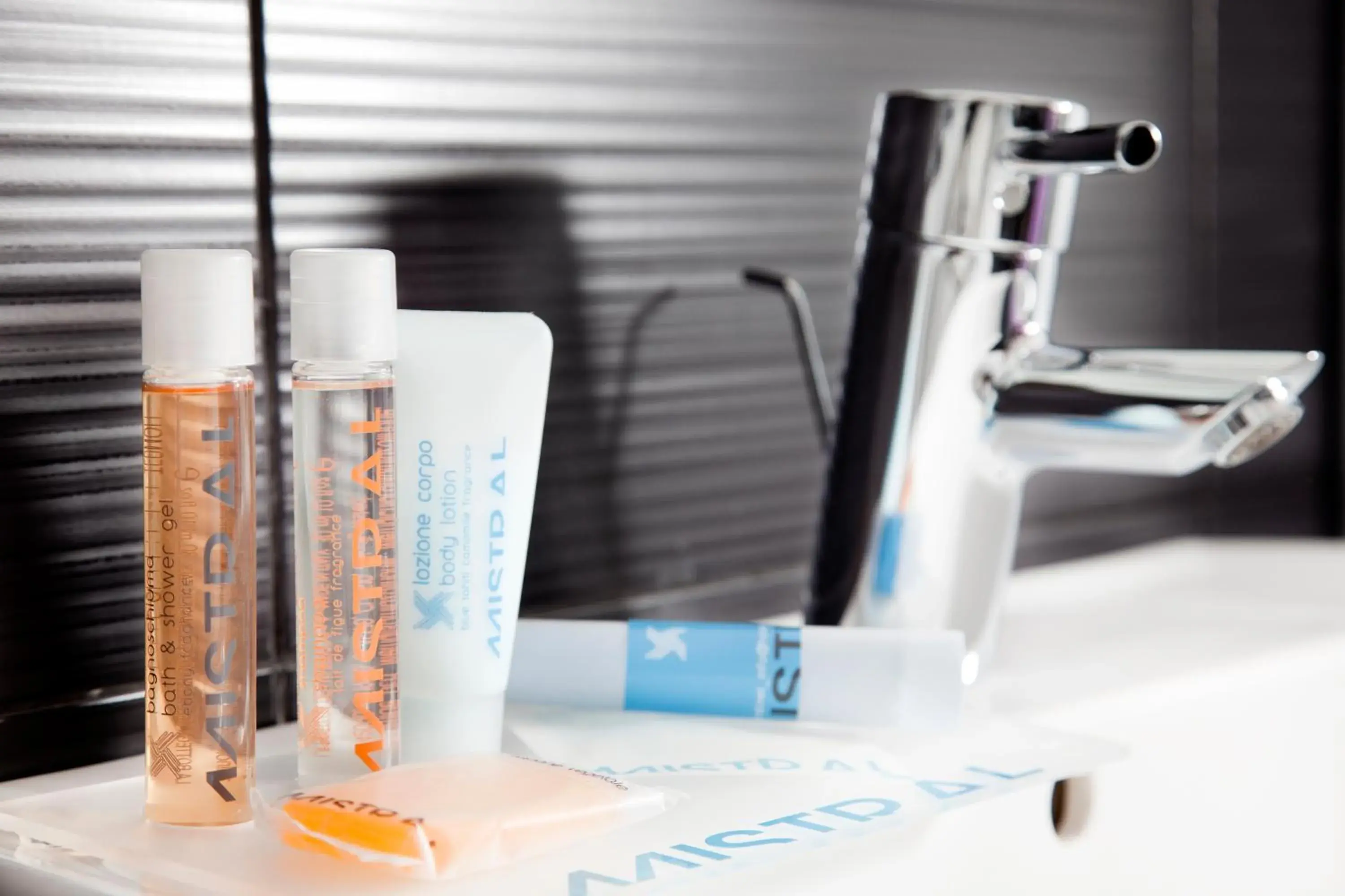 Shower in Hotel Mistral Shower in Hotel Mistral