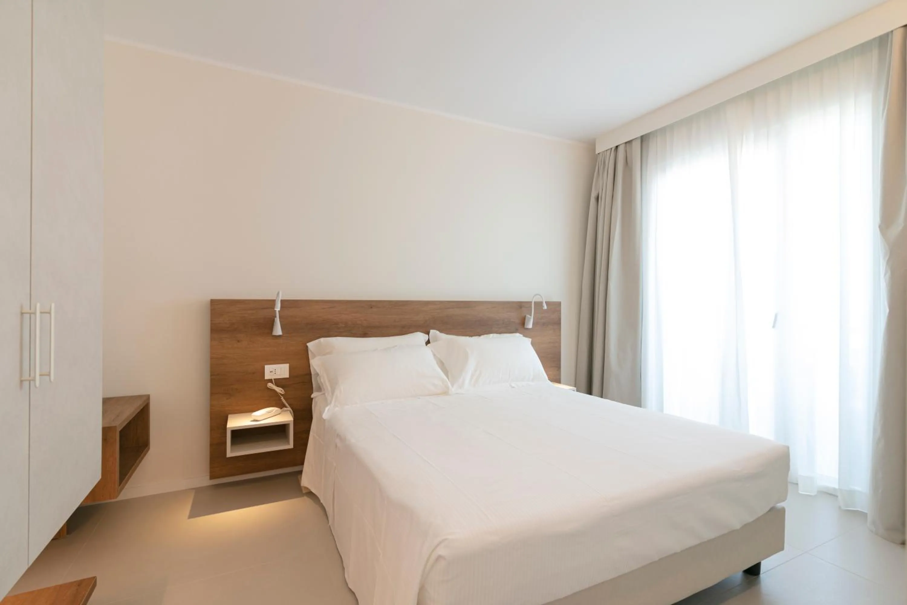 Bed in Hotel Mistral