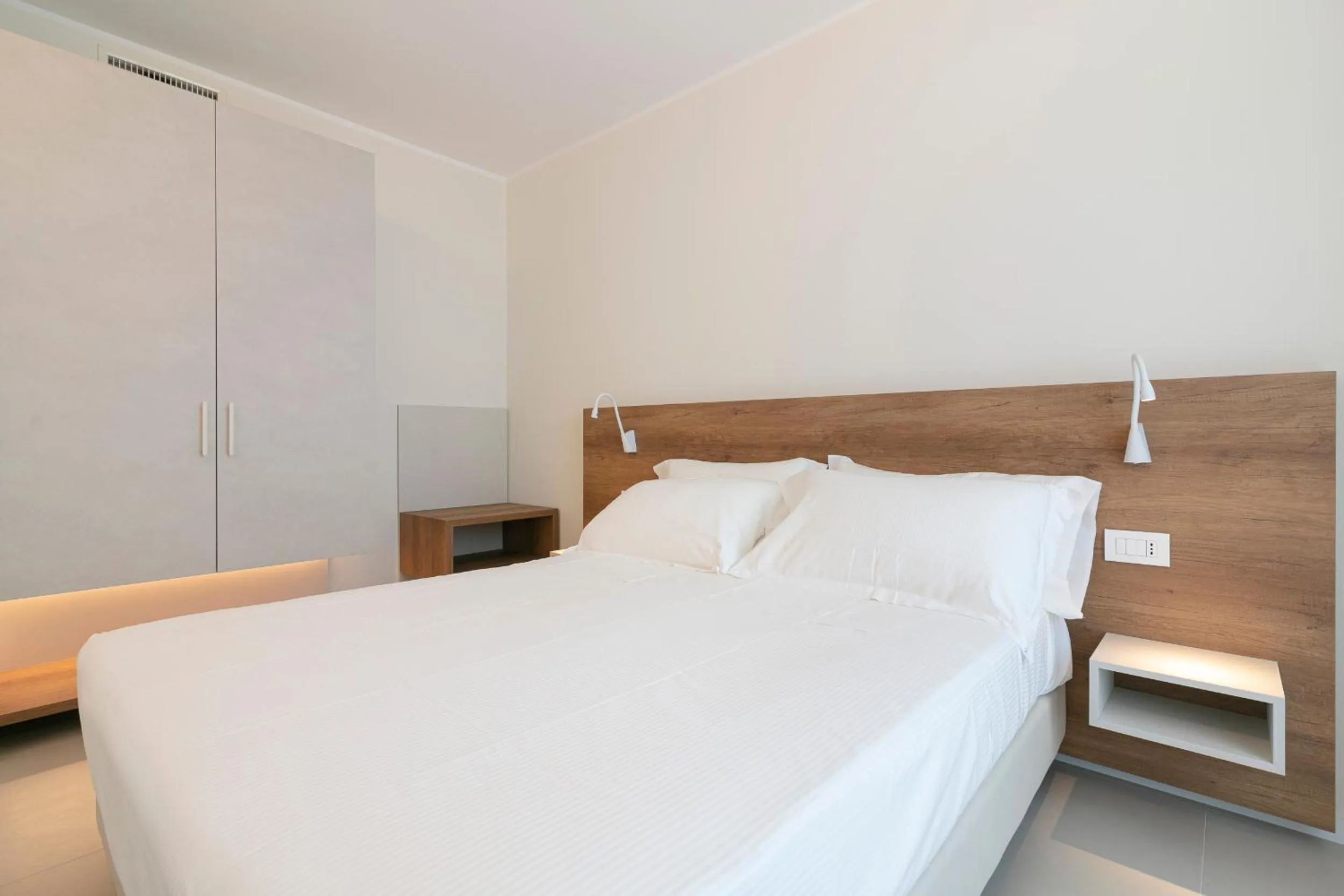 Bed in Hotel Mistral