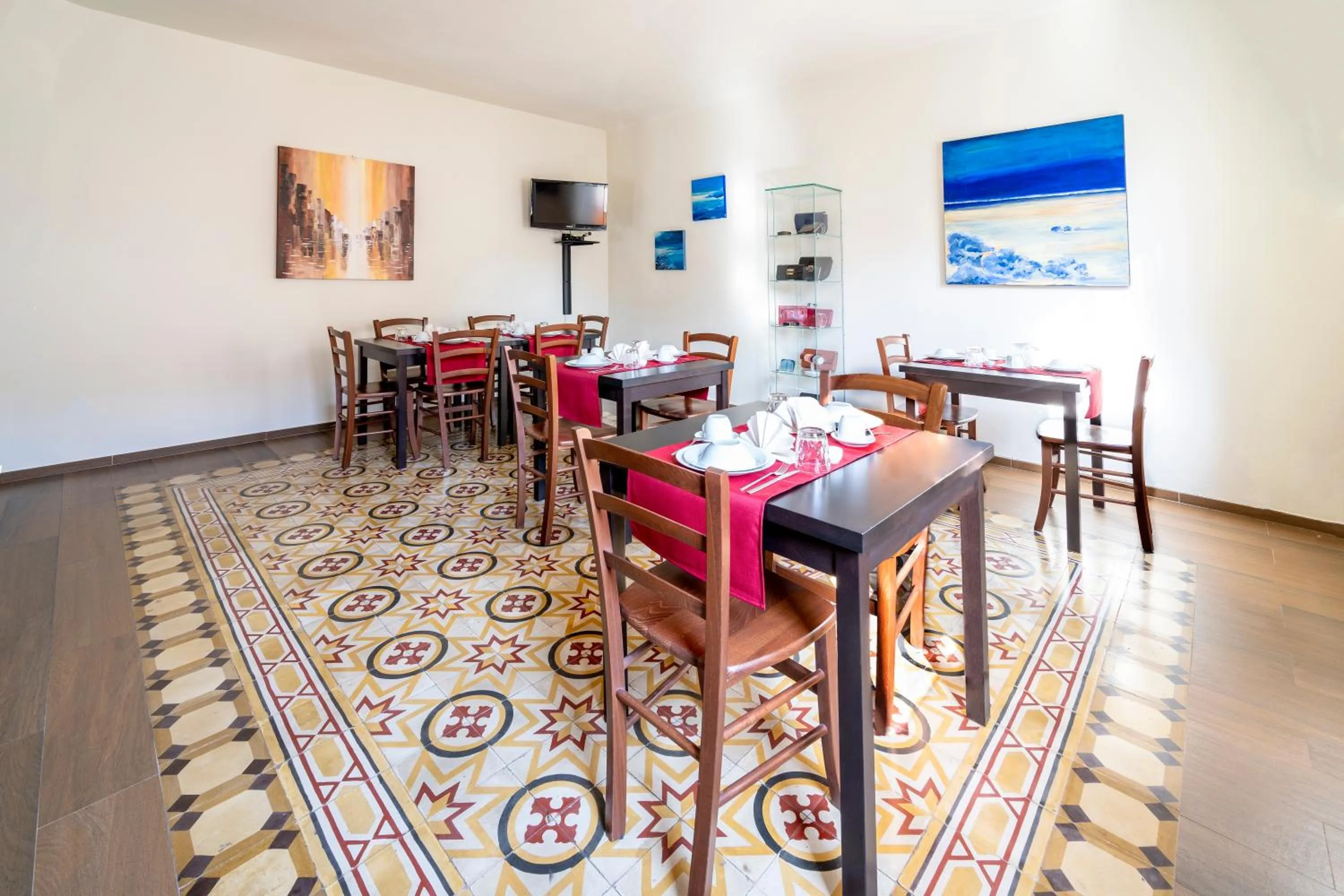 Communal lounge/ TV room in B&B Alma