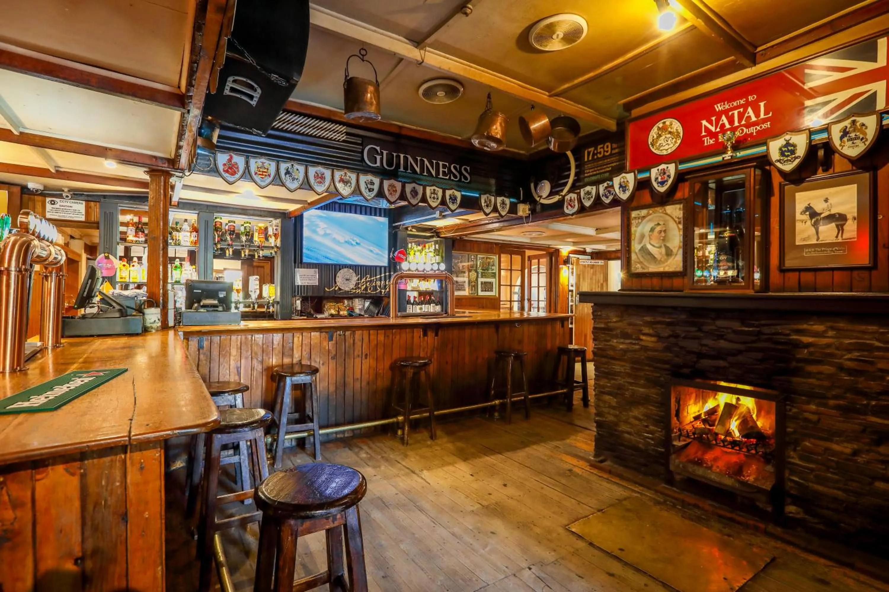 TV and multimedia in The Nottingham Road Hotel