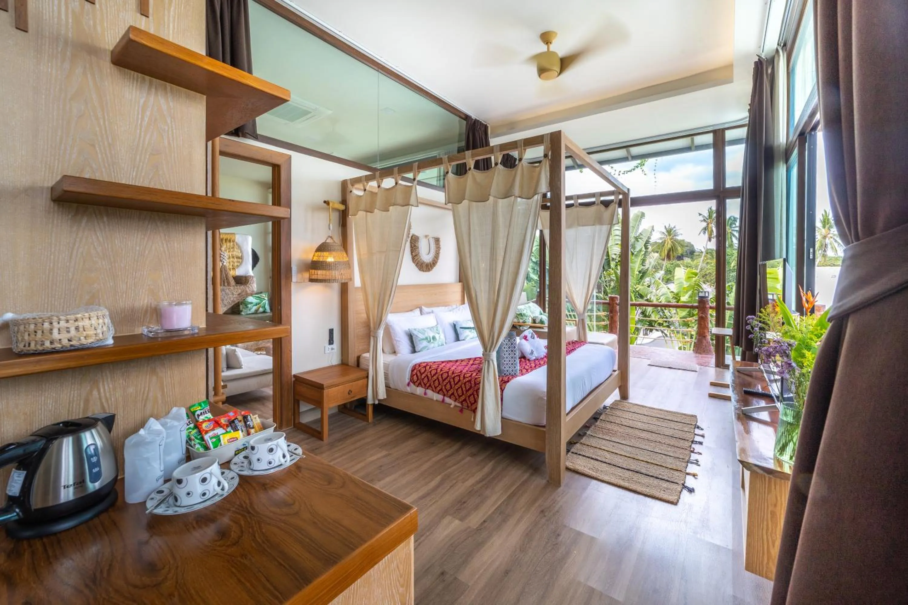 Bed in The Rock Samui Beach Resort