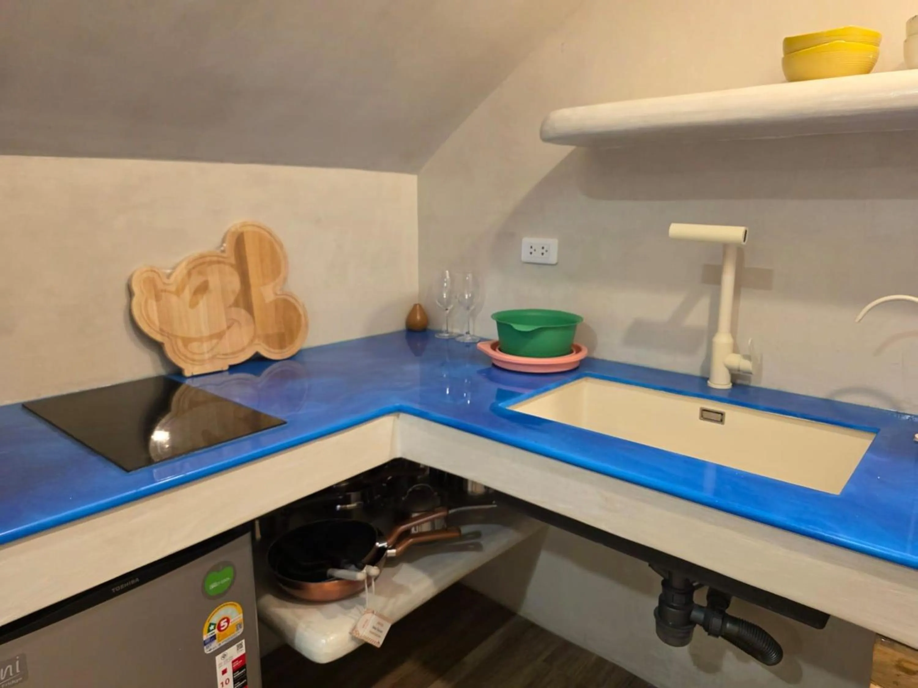 Kitchen or kitchenette in The Rock Samui Beach Resort