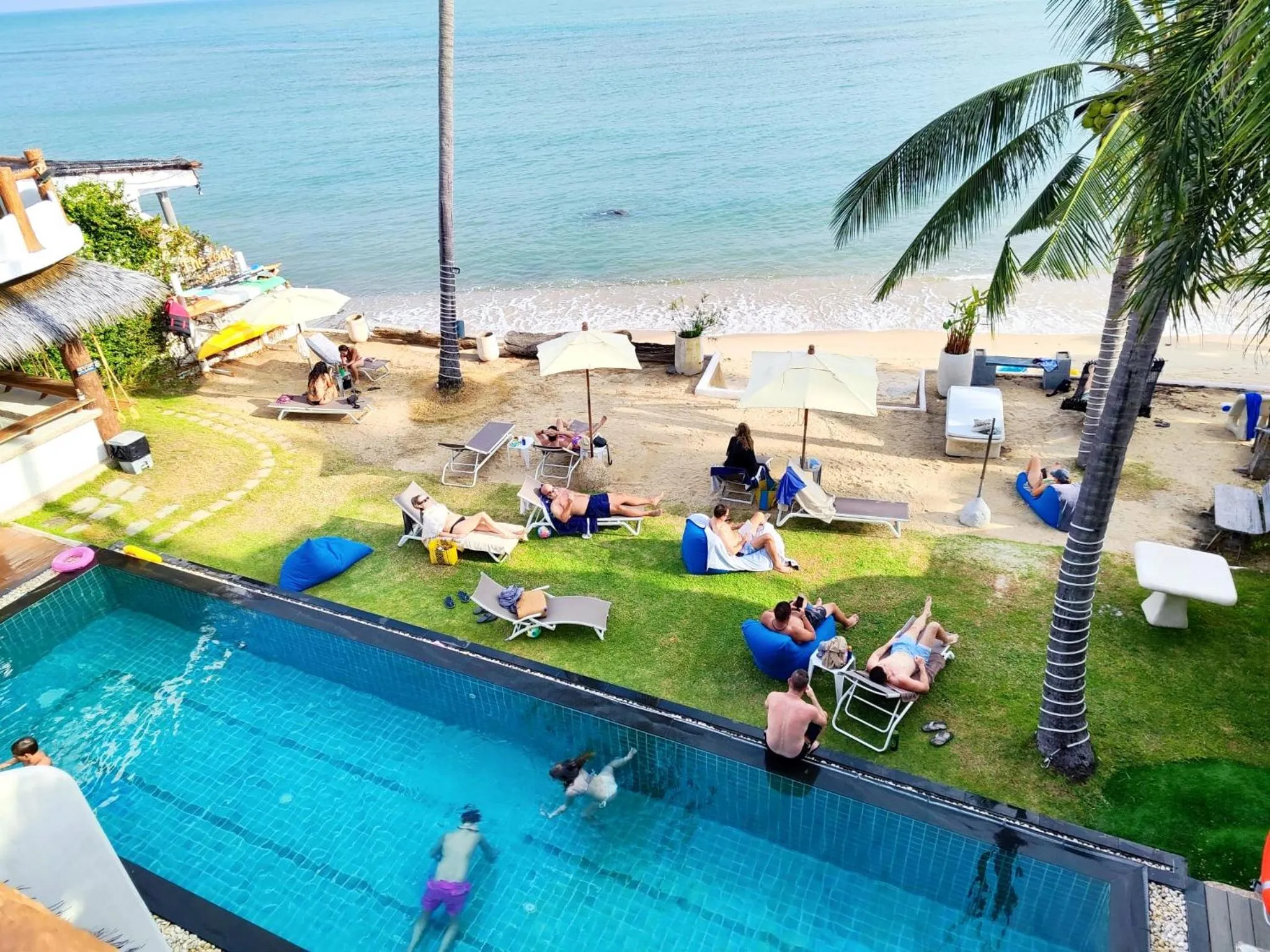 Beach in The Rock Samui Beach Resort