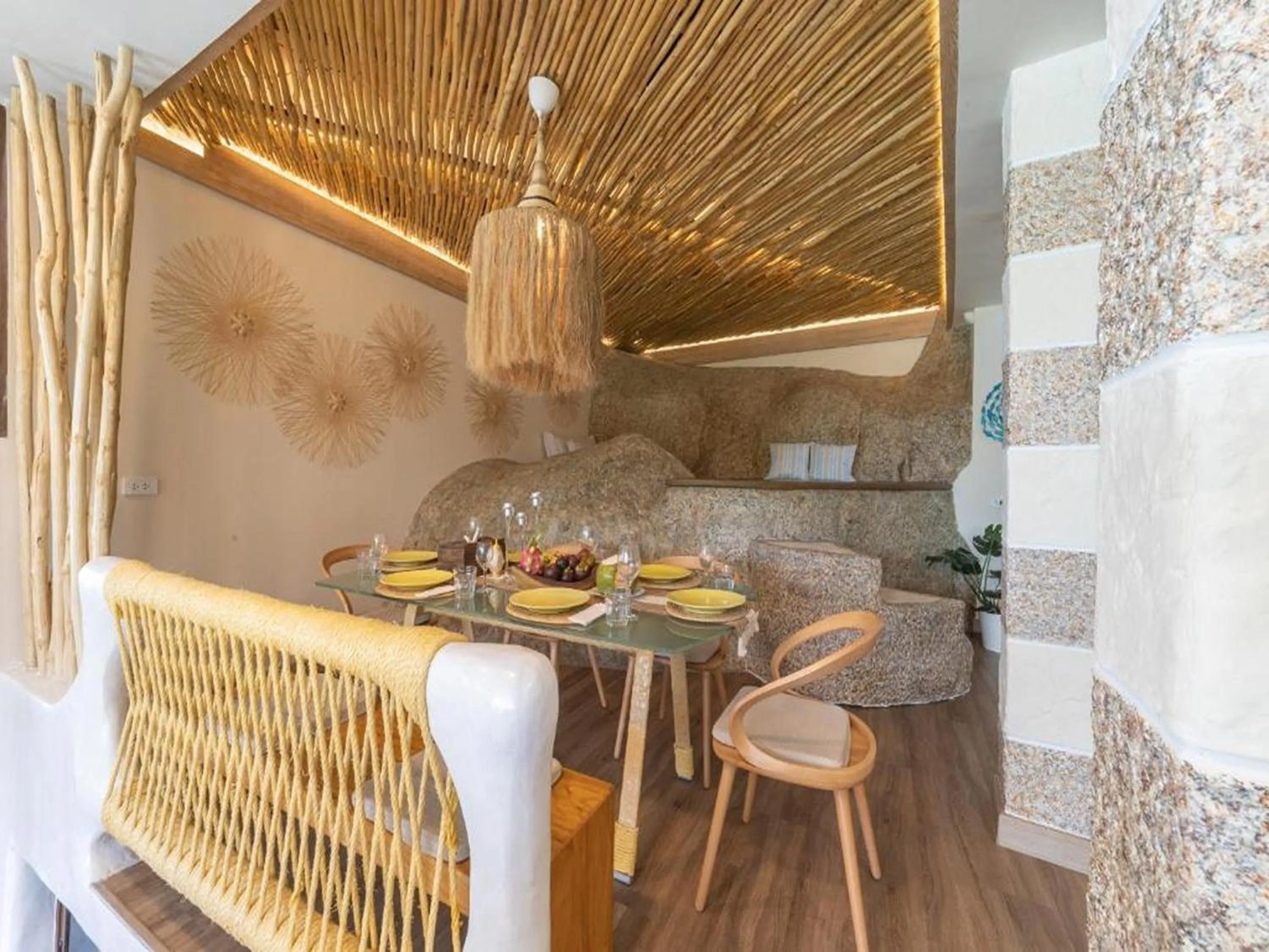 Dining area in The Rock Samui Beach Resort