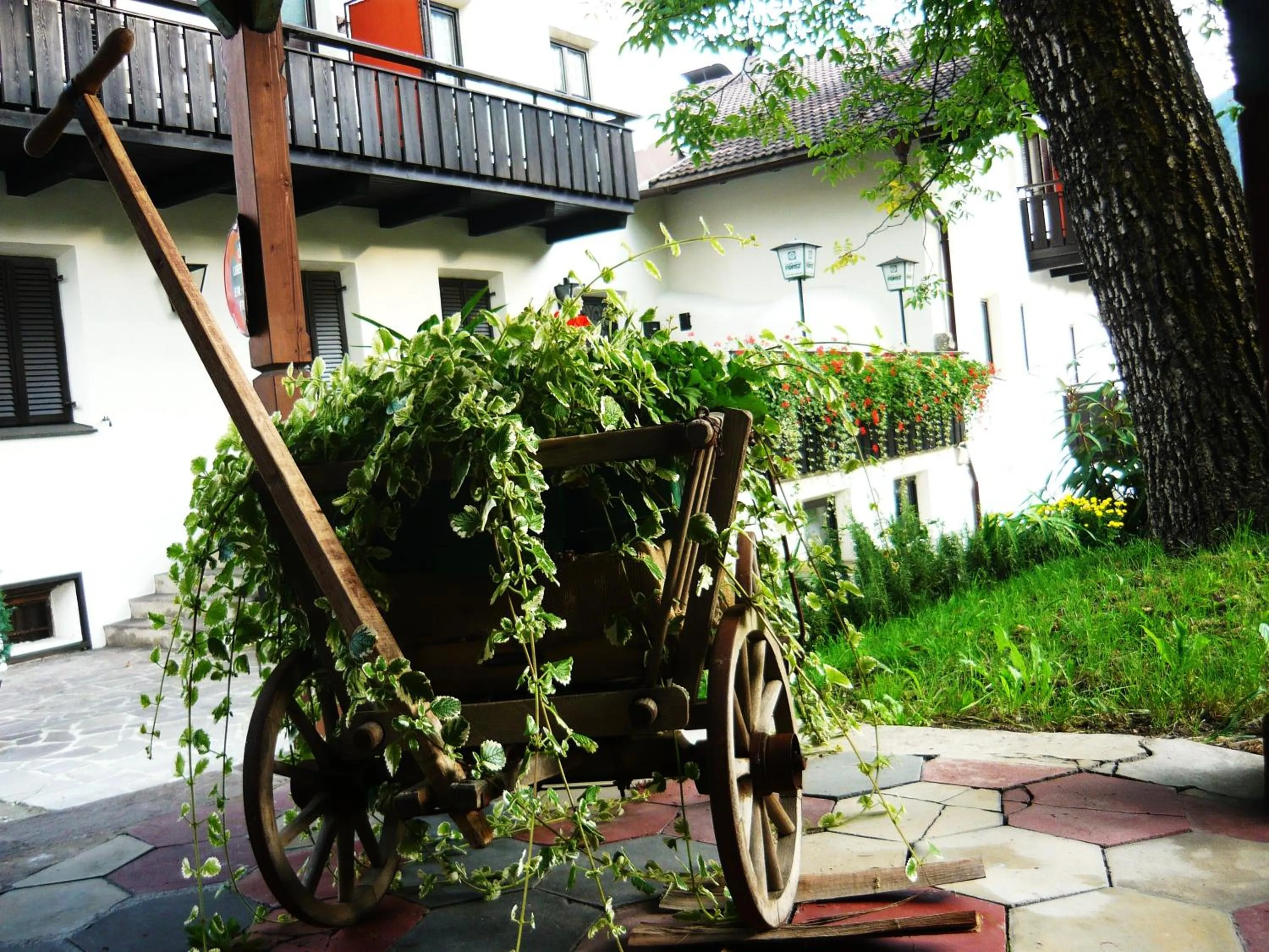 Garden in Gasthof Goldenes Lamm