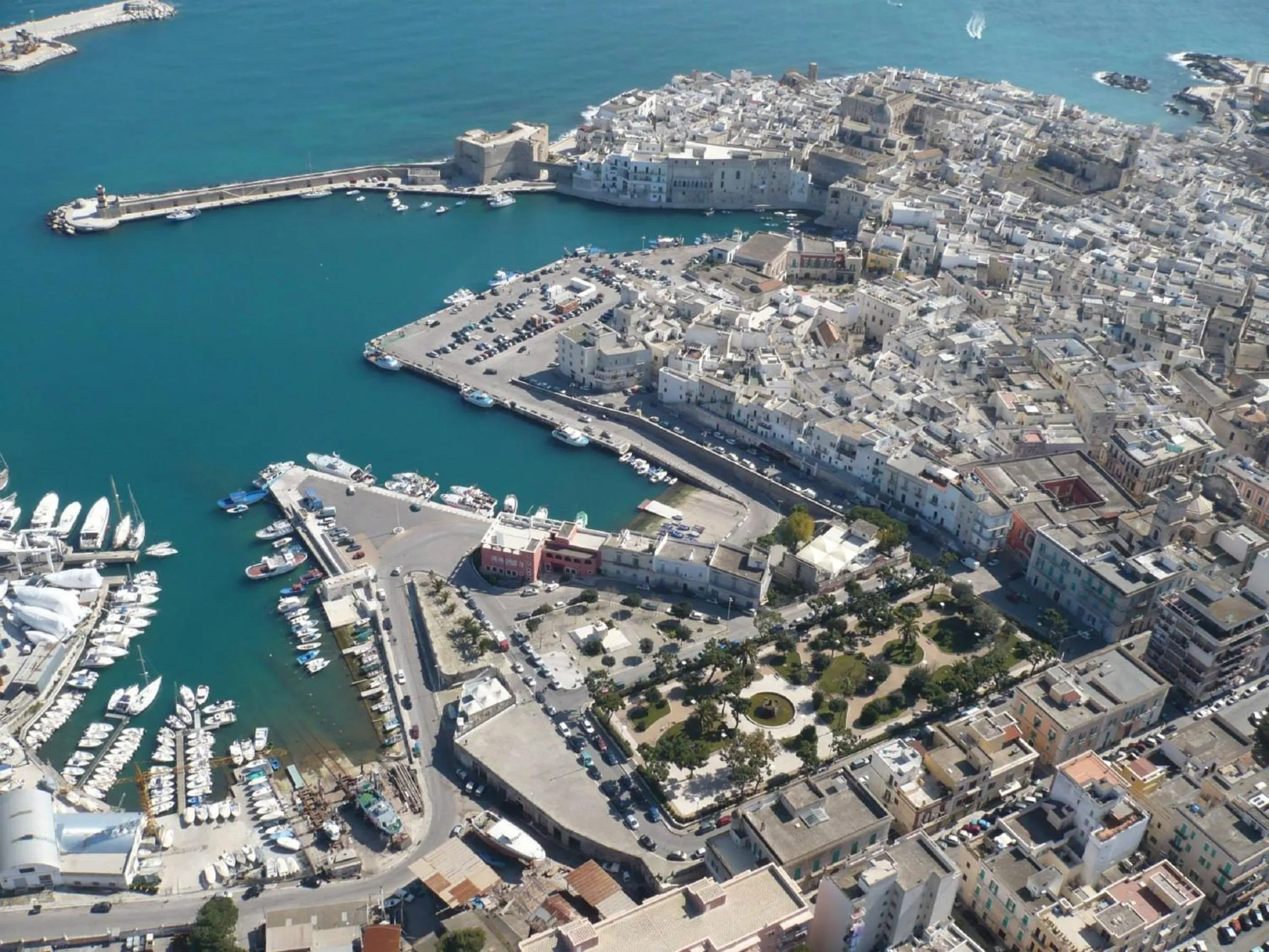 Bird's eye view in Albergo Diffuso Monopoli