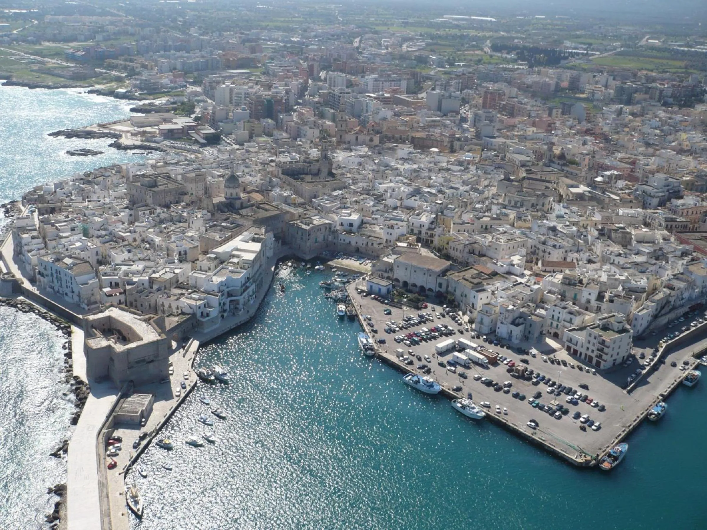 Bird's eye view in Albergo Diffuso Monopoli