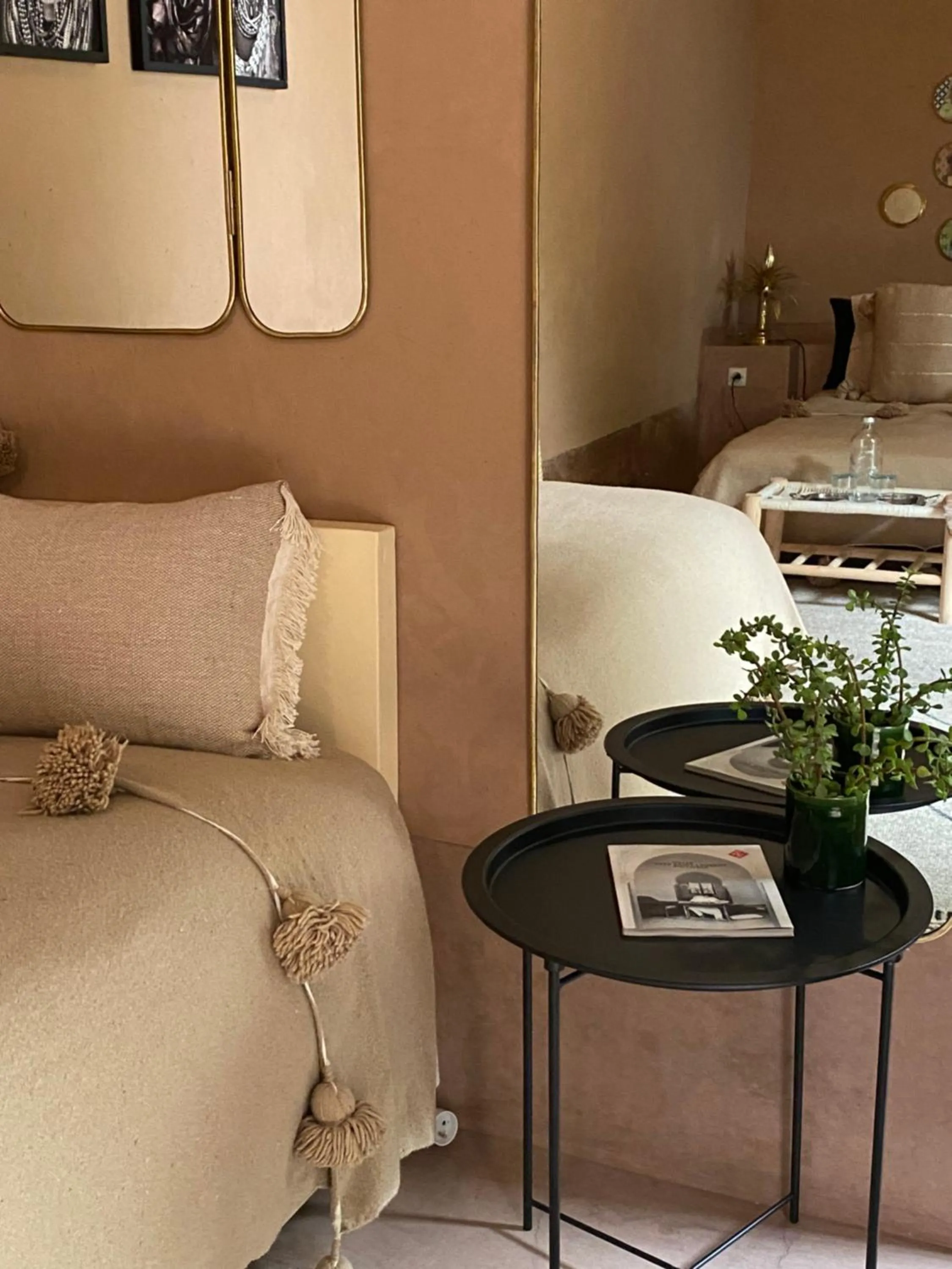 Bed in Riad Wabisabi