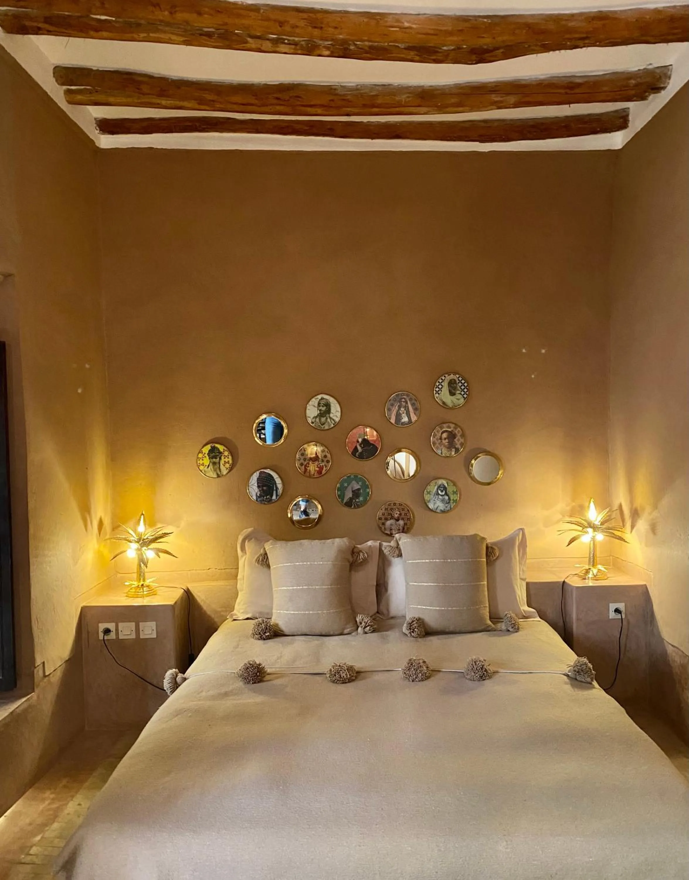 Bed in Riad Wabisabi