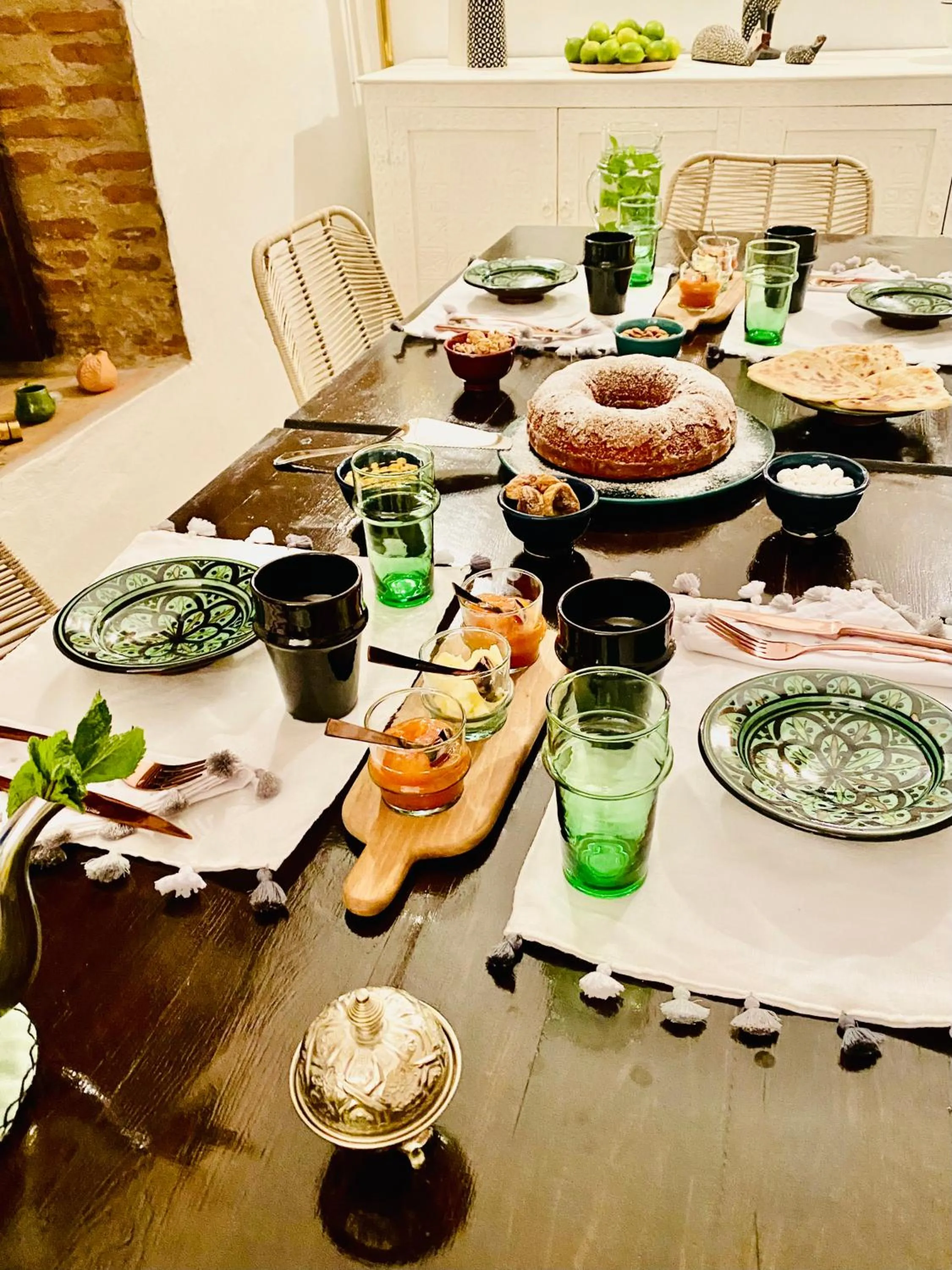 Food and drinks in Riad Wabisabi