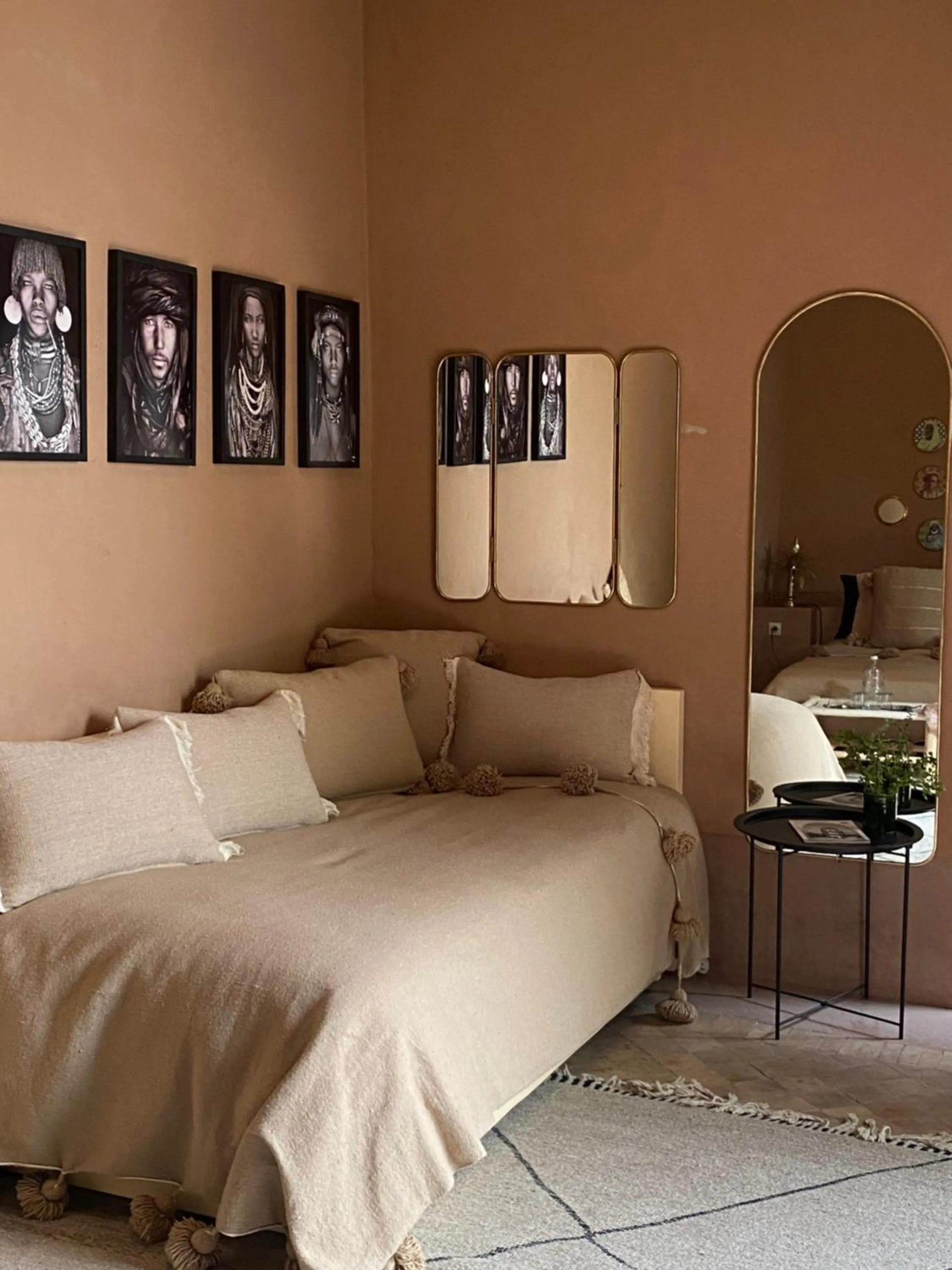 Bed in Riad Wabisabi