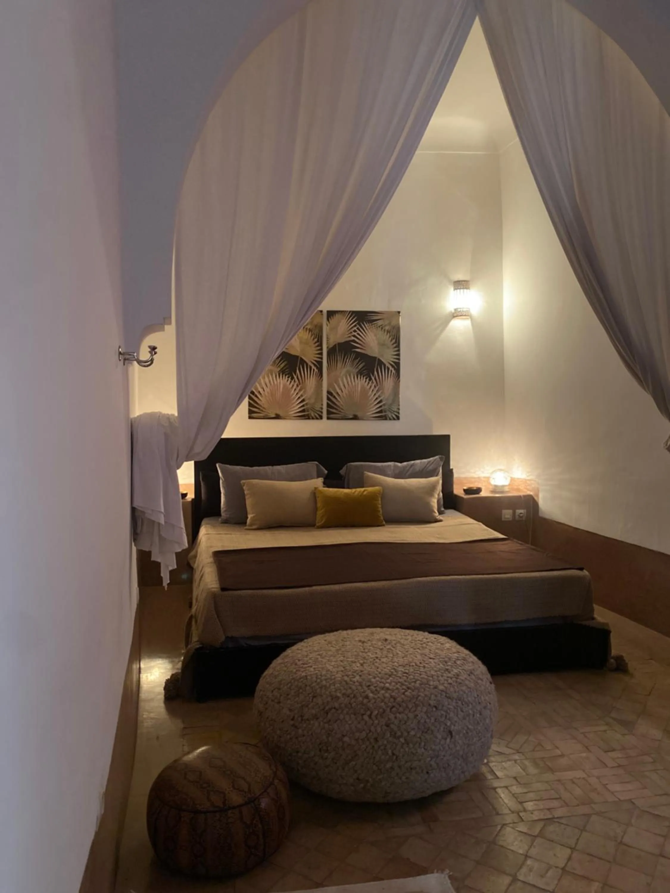 Bed in Riad Wabisabi