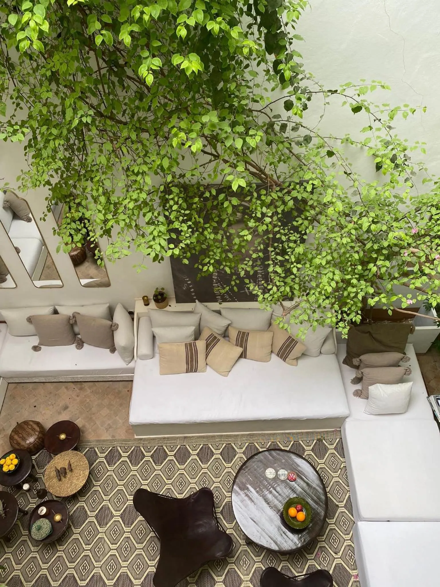 Patio in Riad Wabisabi