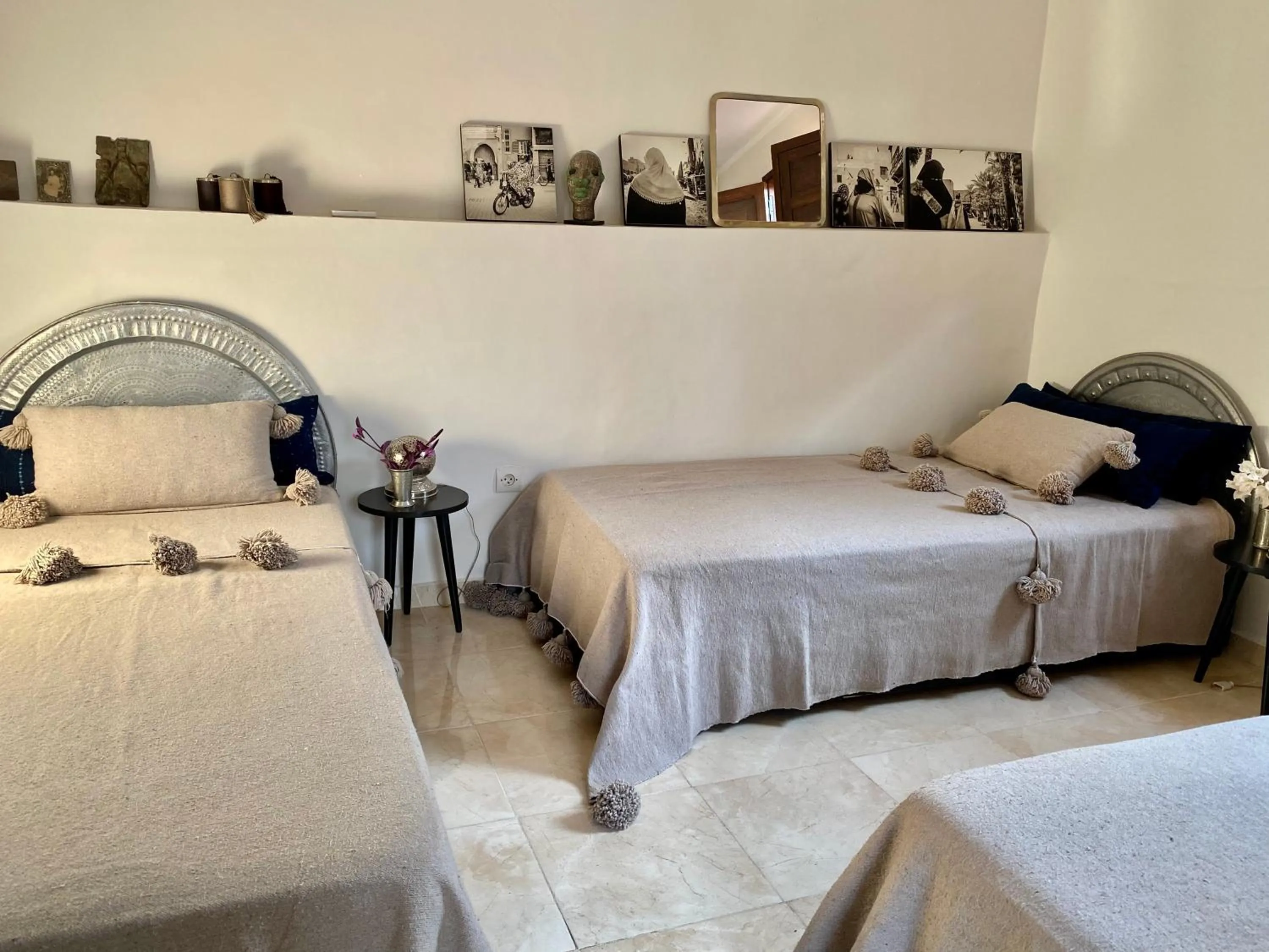 Bed in Riad Wabisabi