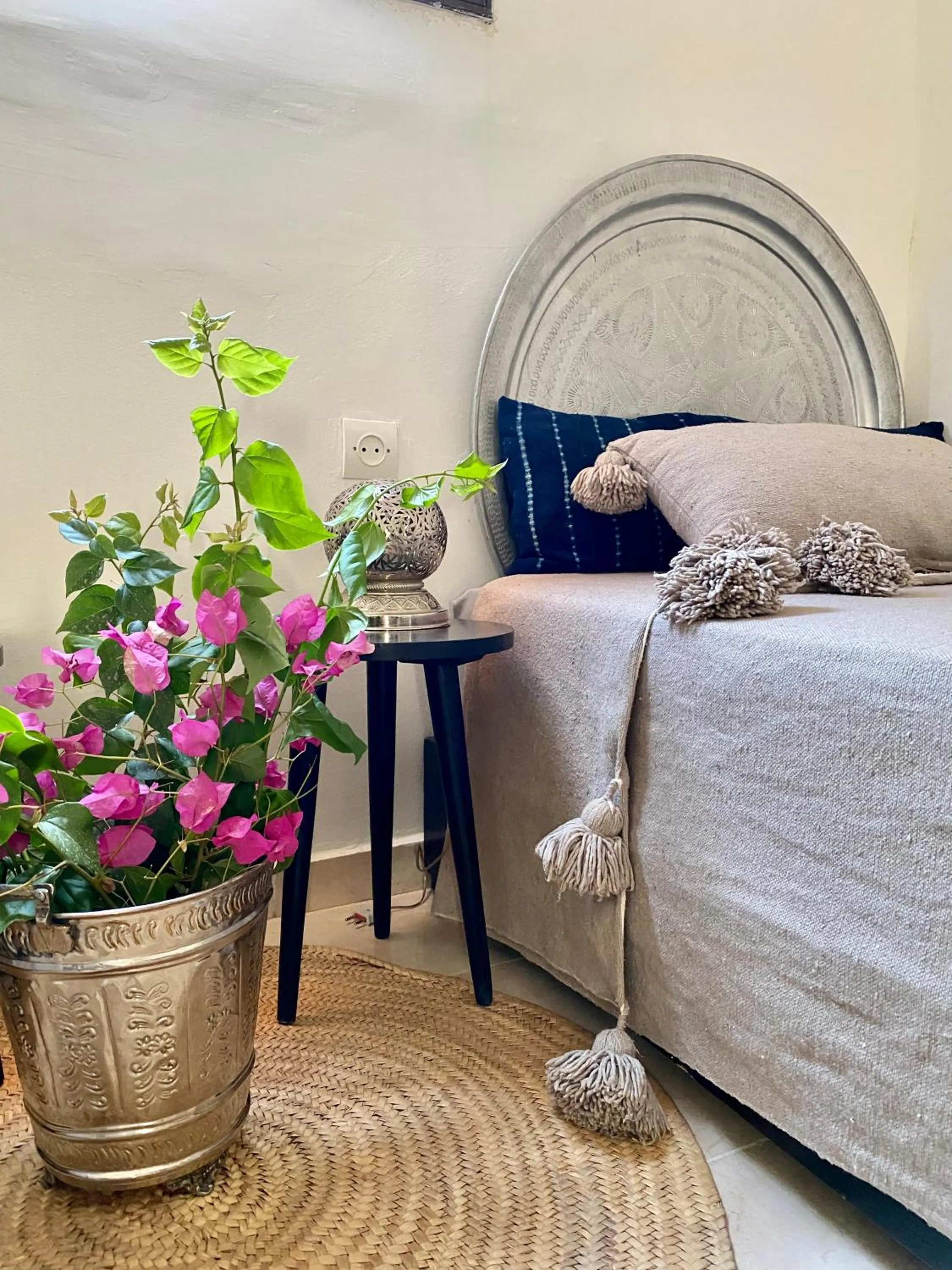 Bed in Riad Wabisabi