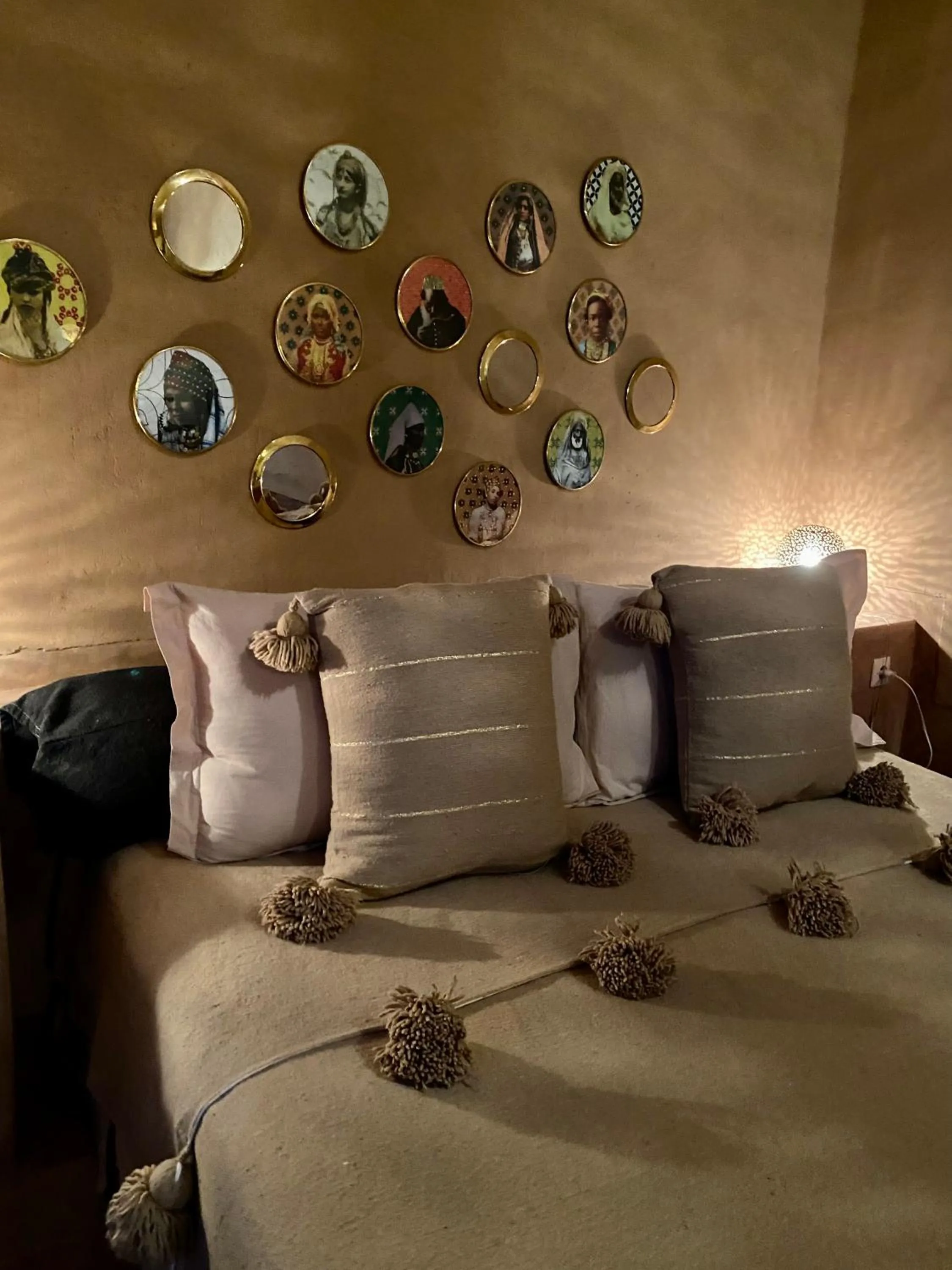 Bed in Riad Wabisabi