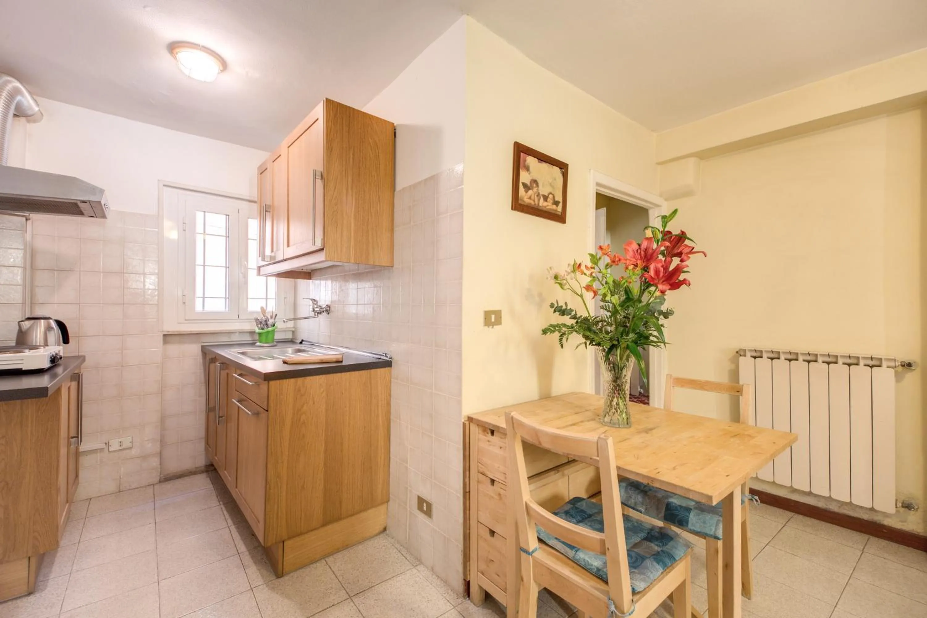 Kitchen or kitchenette in Buonarroti Suite