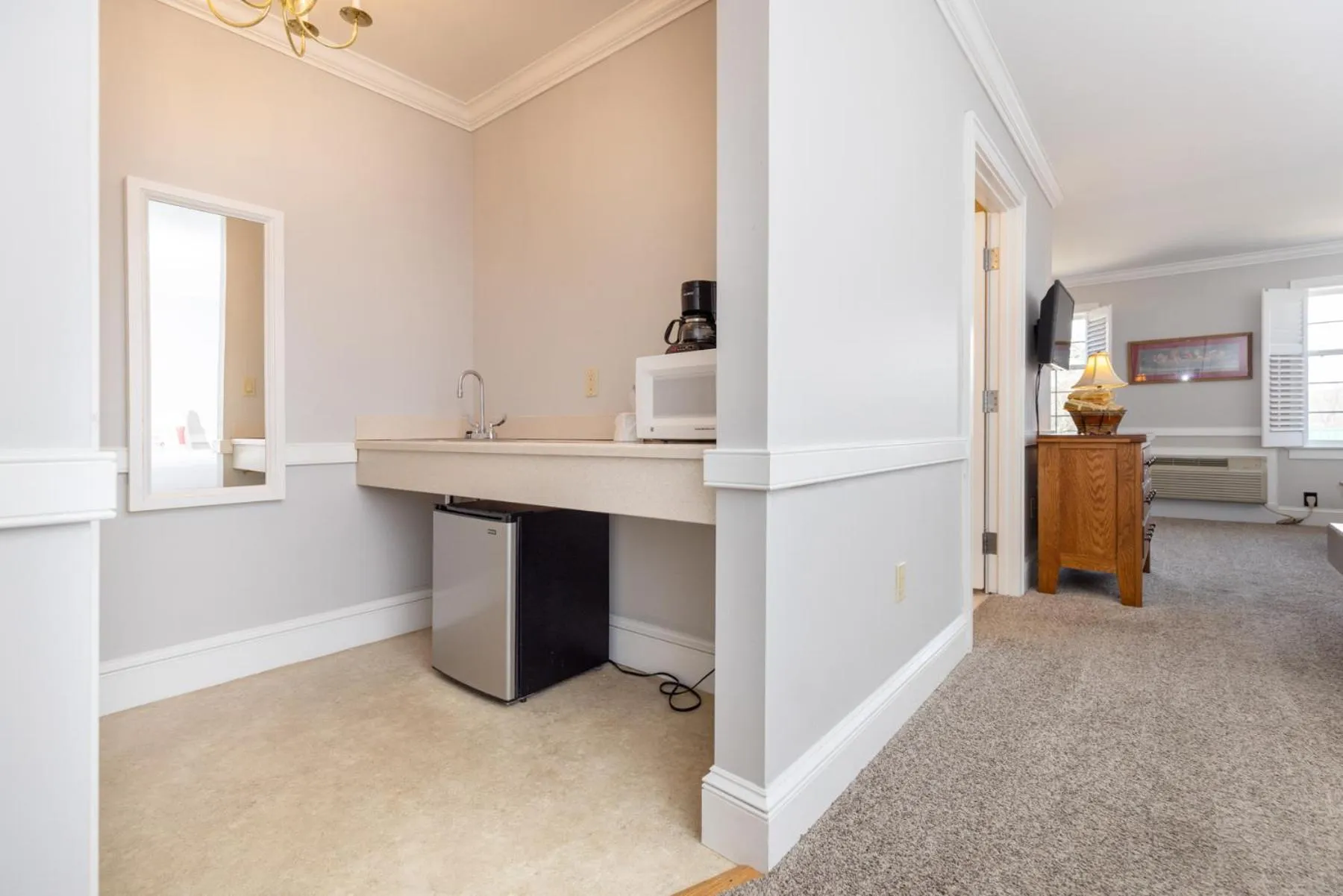 Kitchen or kitchenette, Bed in Selinsgrove Inn