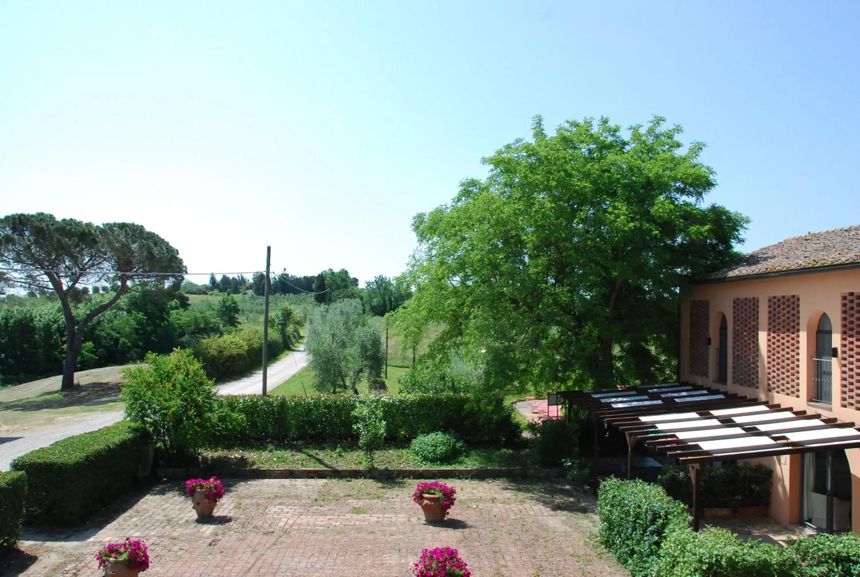 Inner courtyard view in Agriturismo Cabbiavoli