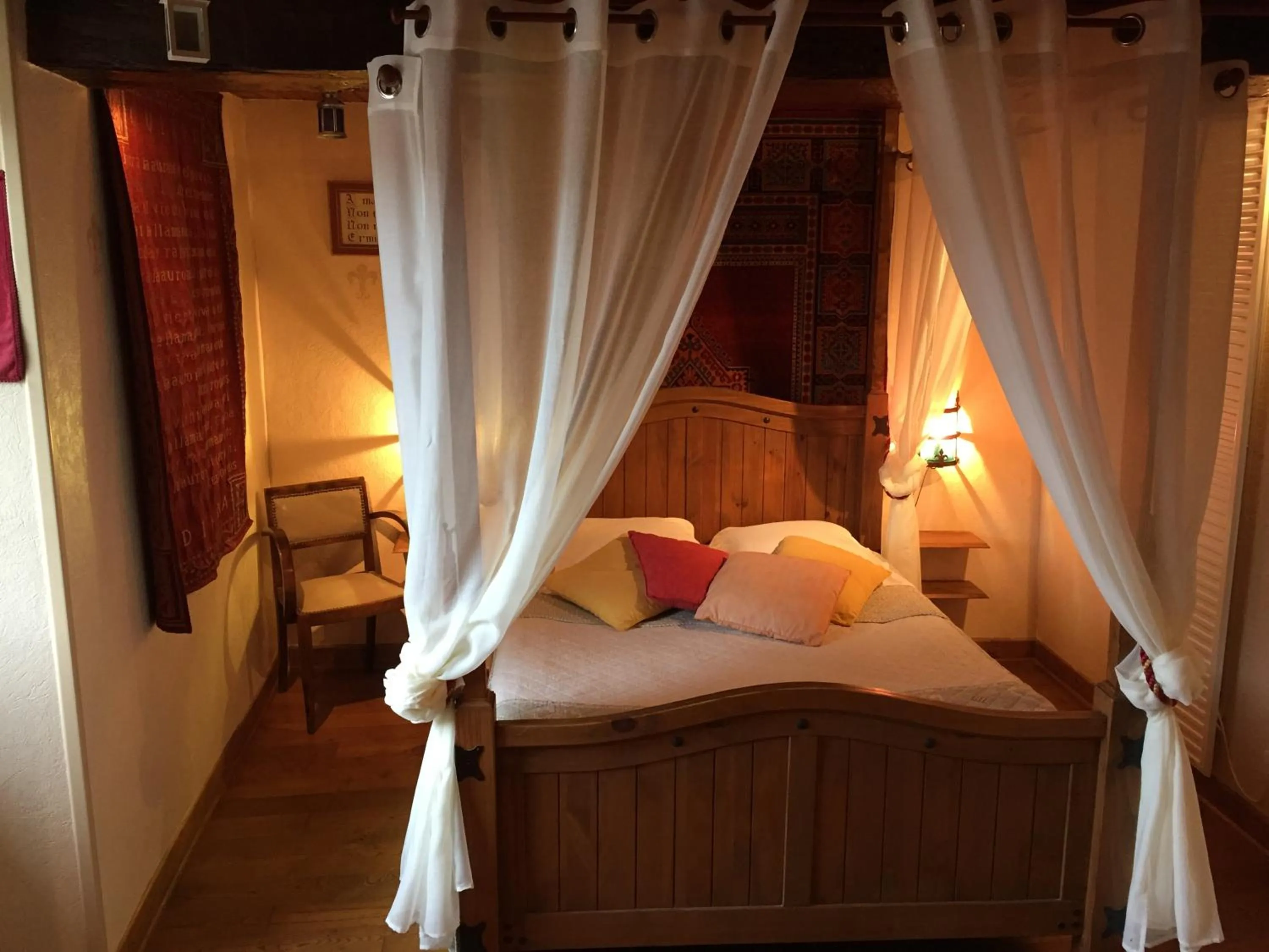 Bed in Chambres d'Hôtes Au Clos du Lit