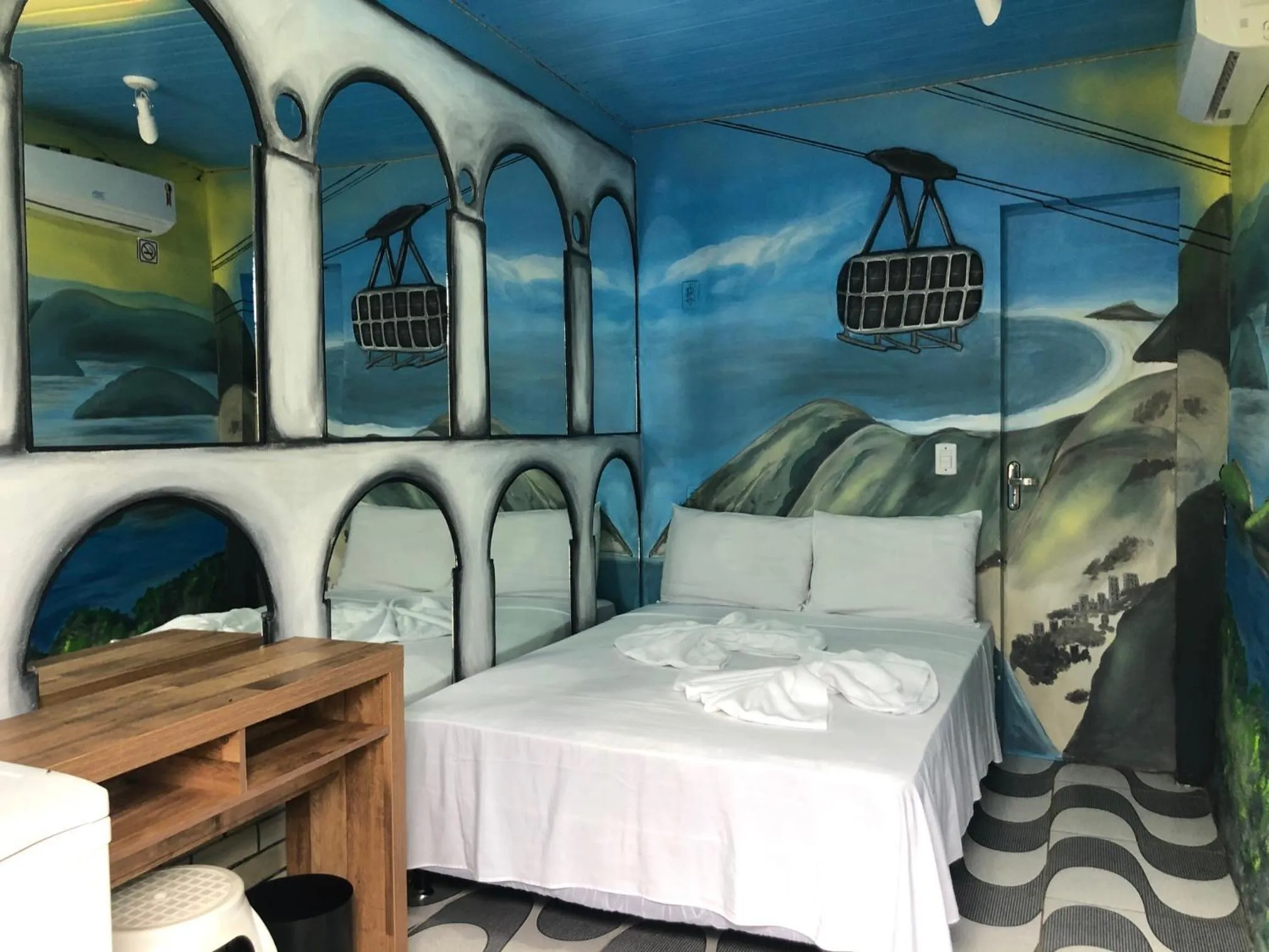 Photo of the whole room, Bed in Pousada Country K no Parque Aquamak