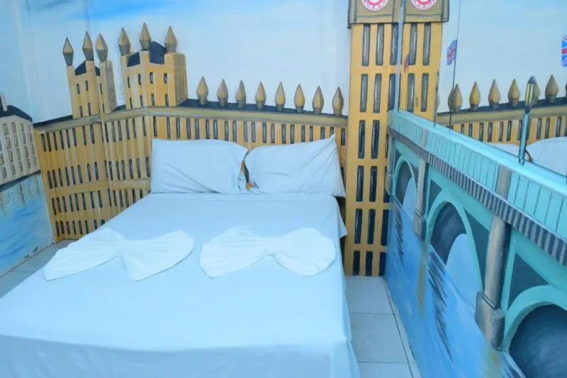 Bed in Pousada Country K no Parque Aquamak