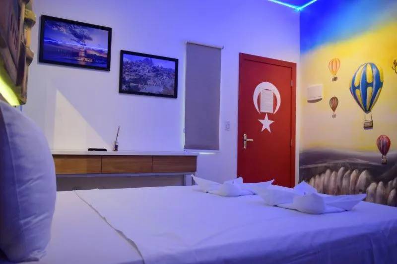 Bed in Pousada Country K no Parque Aquamak