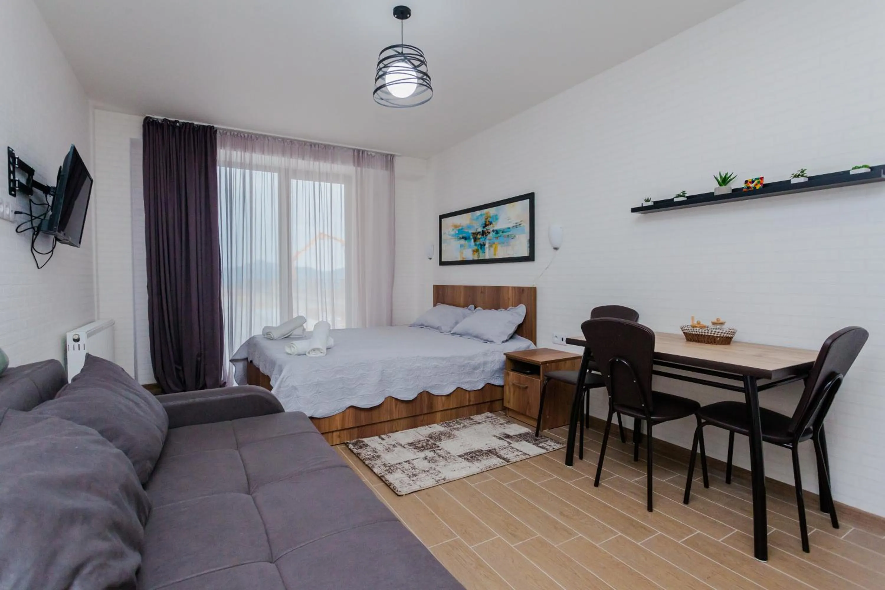 Ski In/Out Apartment in New Gudauri, Loft 2